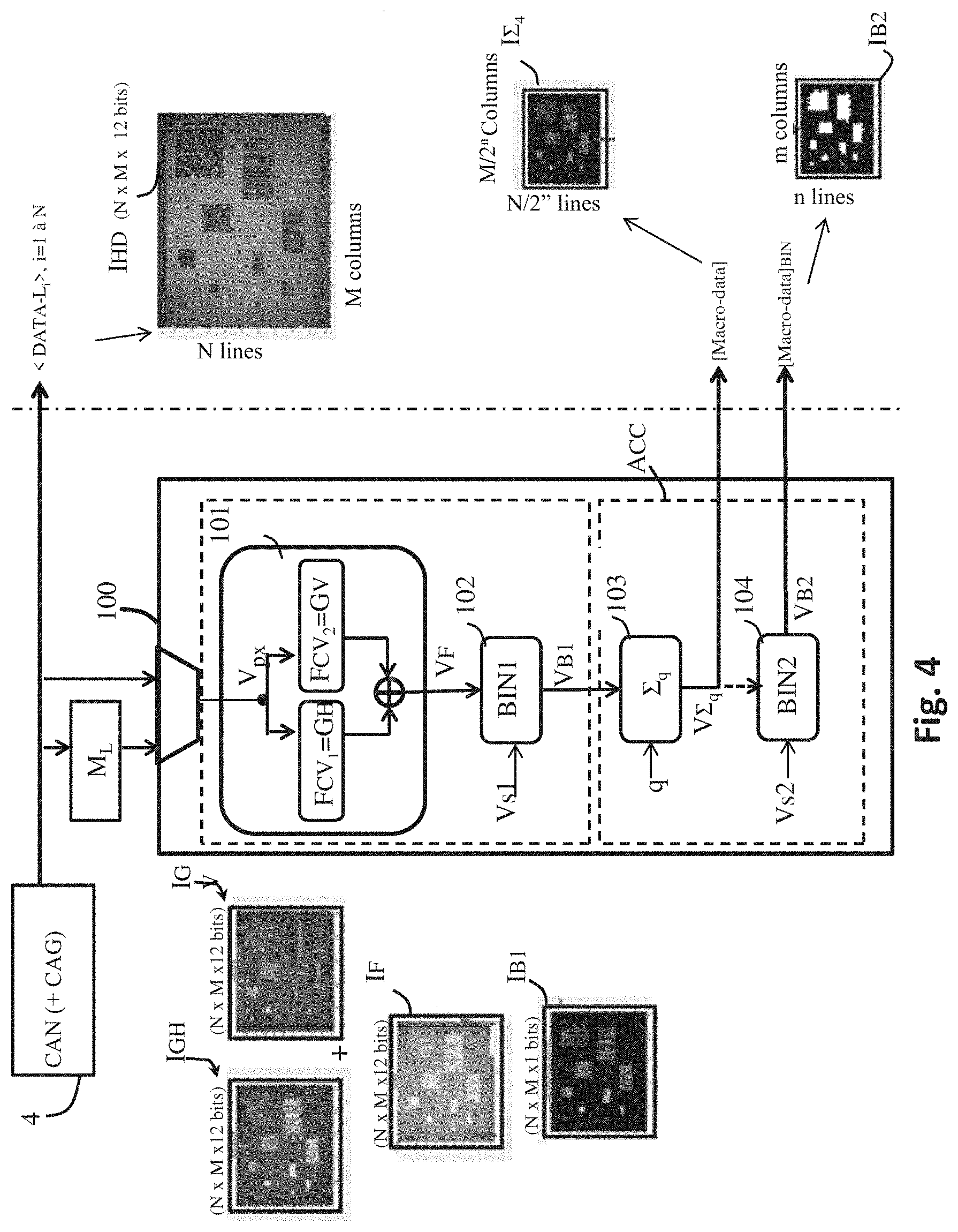 Patent US11785354 Figure 3 – Image sensor for optical code recognition