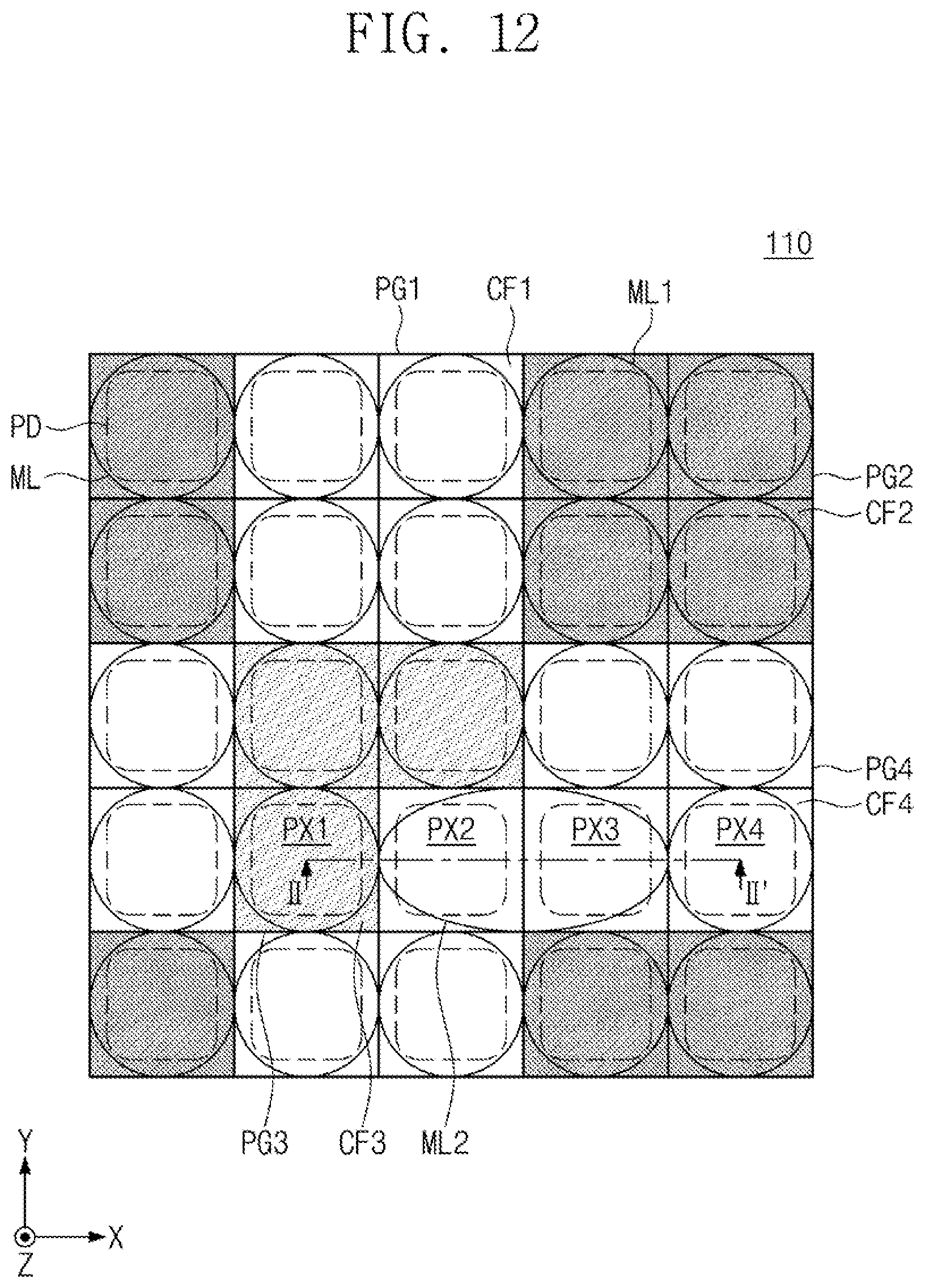 Patent US11785355 Figure 11 – Image sensor configured to improve artifact in binning mode