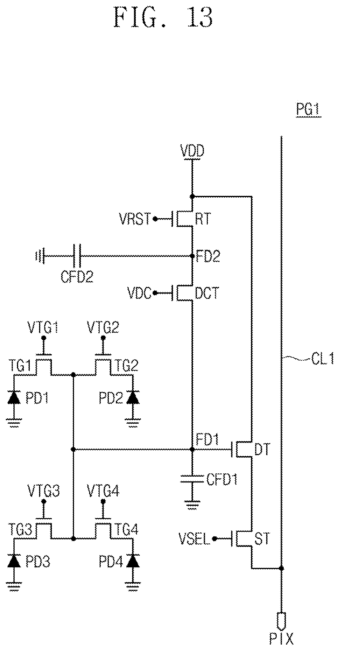 Patent US11785355 Figure 12 – Image sensor configured to improve artifact in binning mode