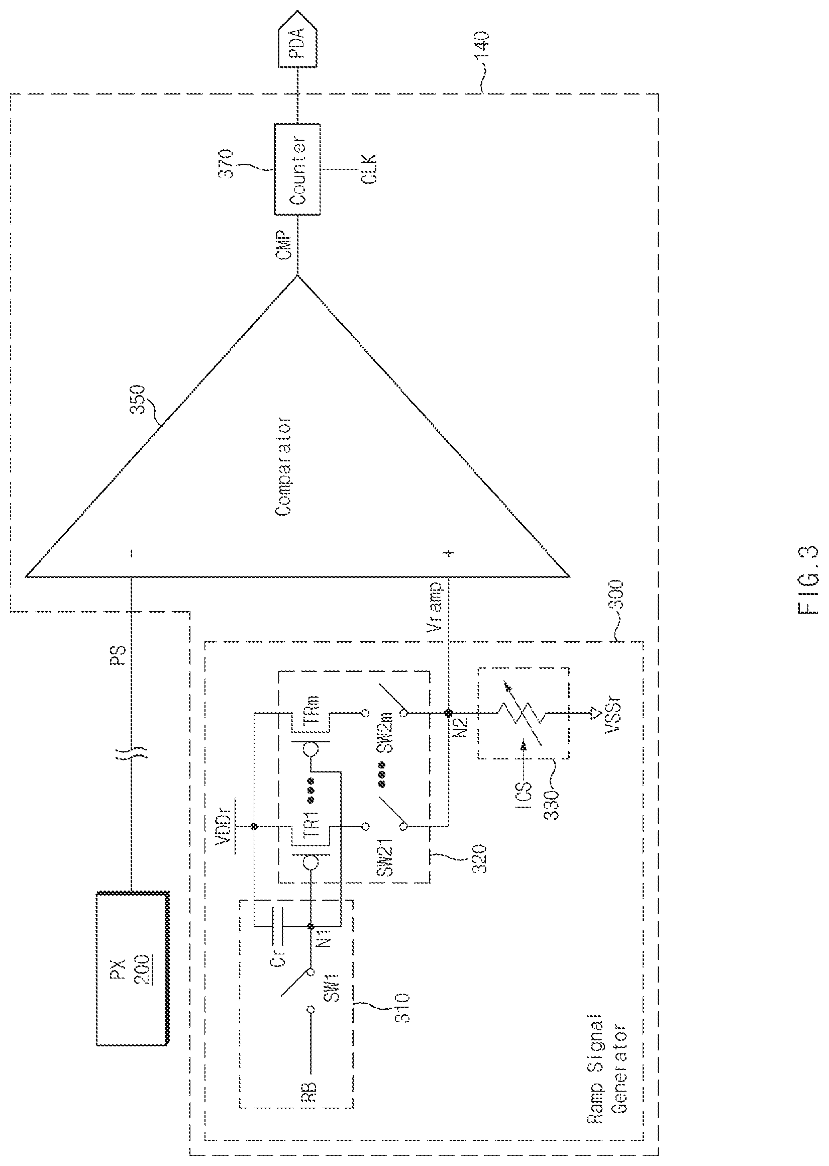Patent US11785357 Figure 3 – Image sensing device operatable in a plurality of modes