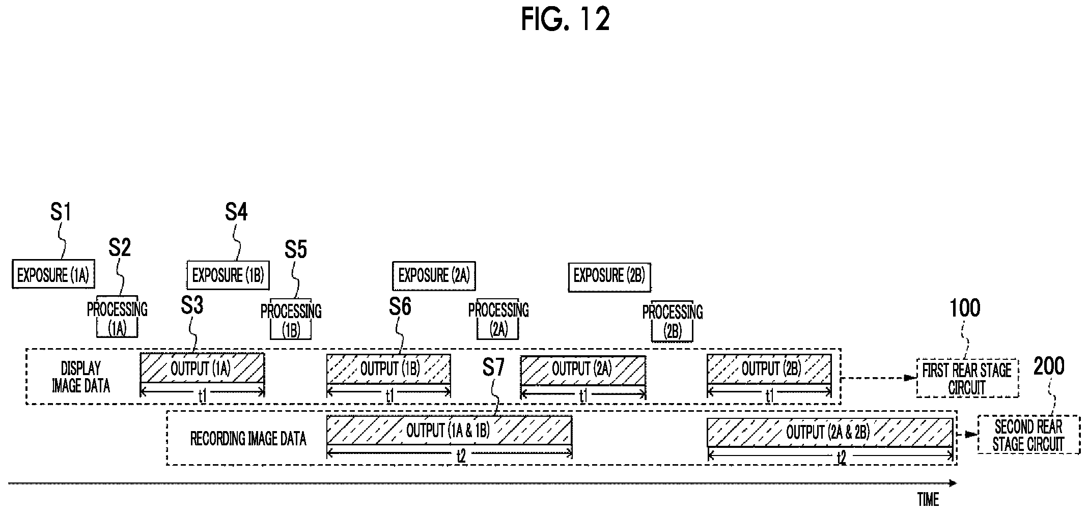 Patent US11785362 Figure 11 – Imaging element with output circuit that outputs to first and second circuits, imaging apparatus, image data output method, and program