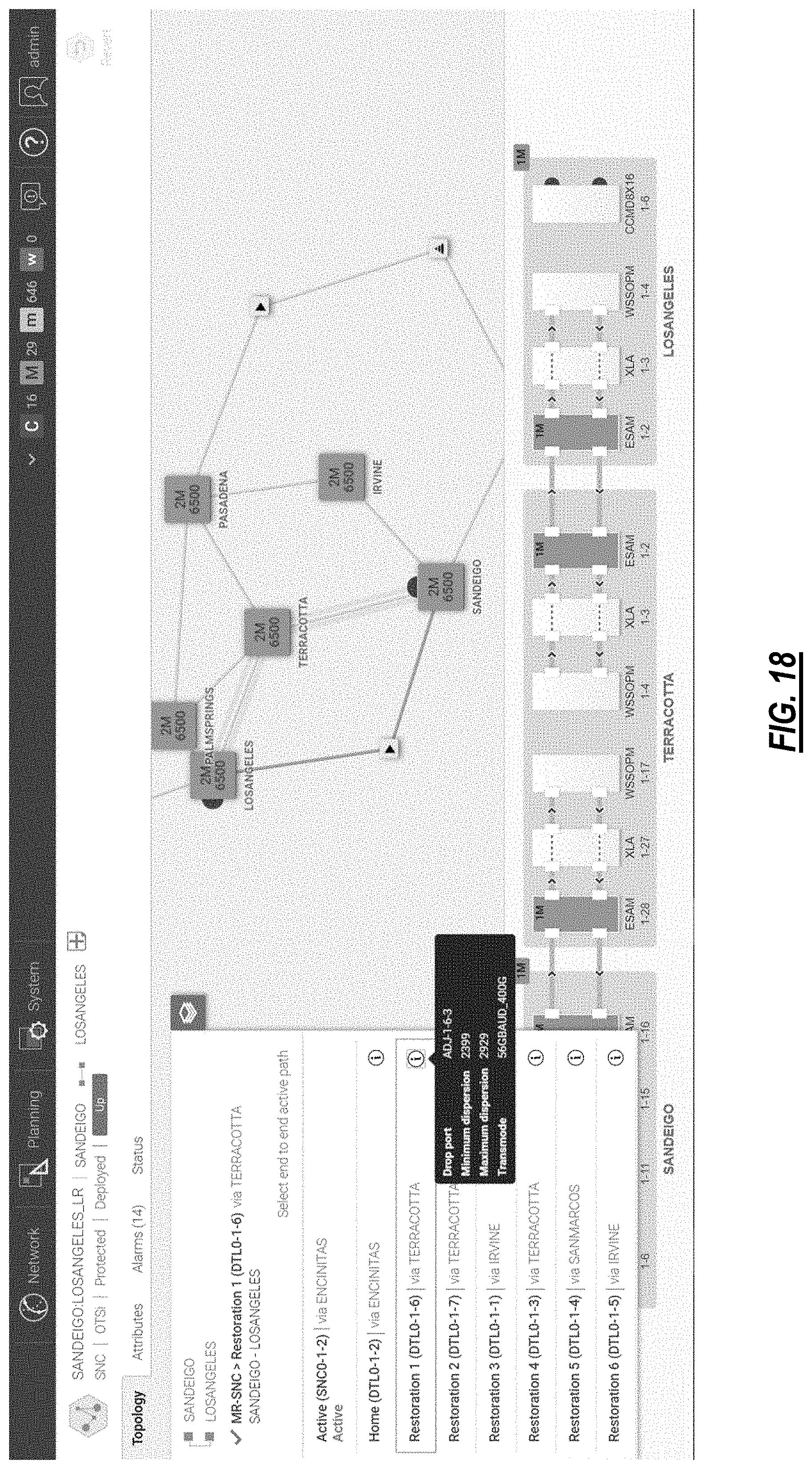 Patent US11785365 Figure 15 – Interworking between variable capacity optical layer and ethernet/IP/MPLS layer