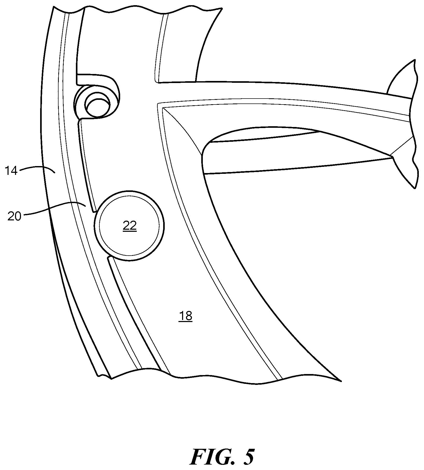 Patent US11785366 Figure 5 – Magnetic loudspeaker grill mounting system