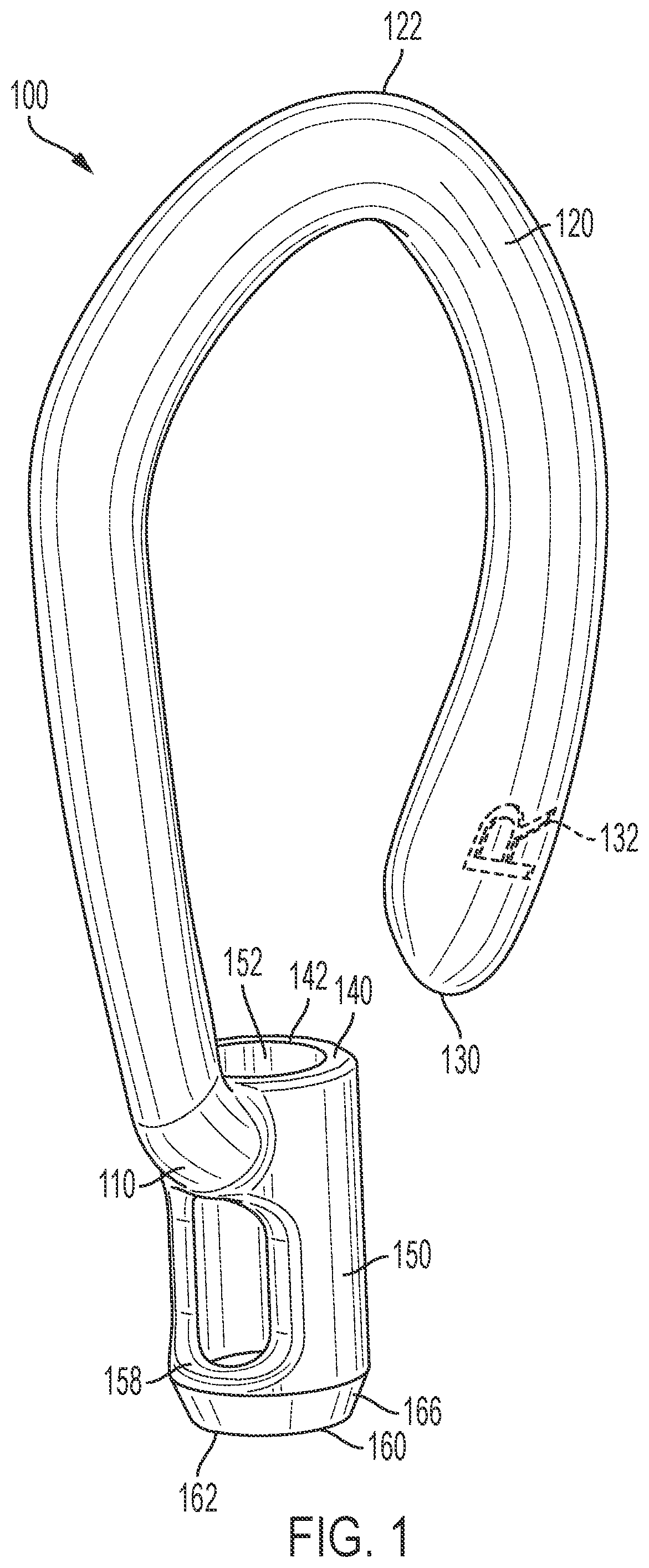 Patent US11785373 — Ear hooks — Figure 1