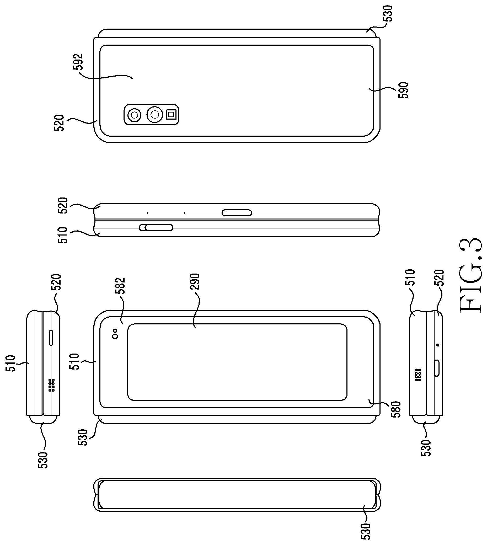 Patent US11785378 Figure 3 – Foldable electronic apparatus including plurality of audio input devices
