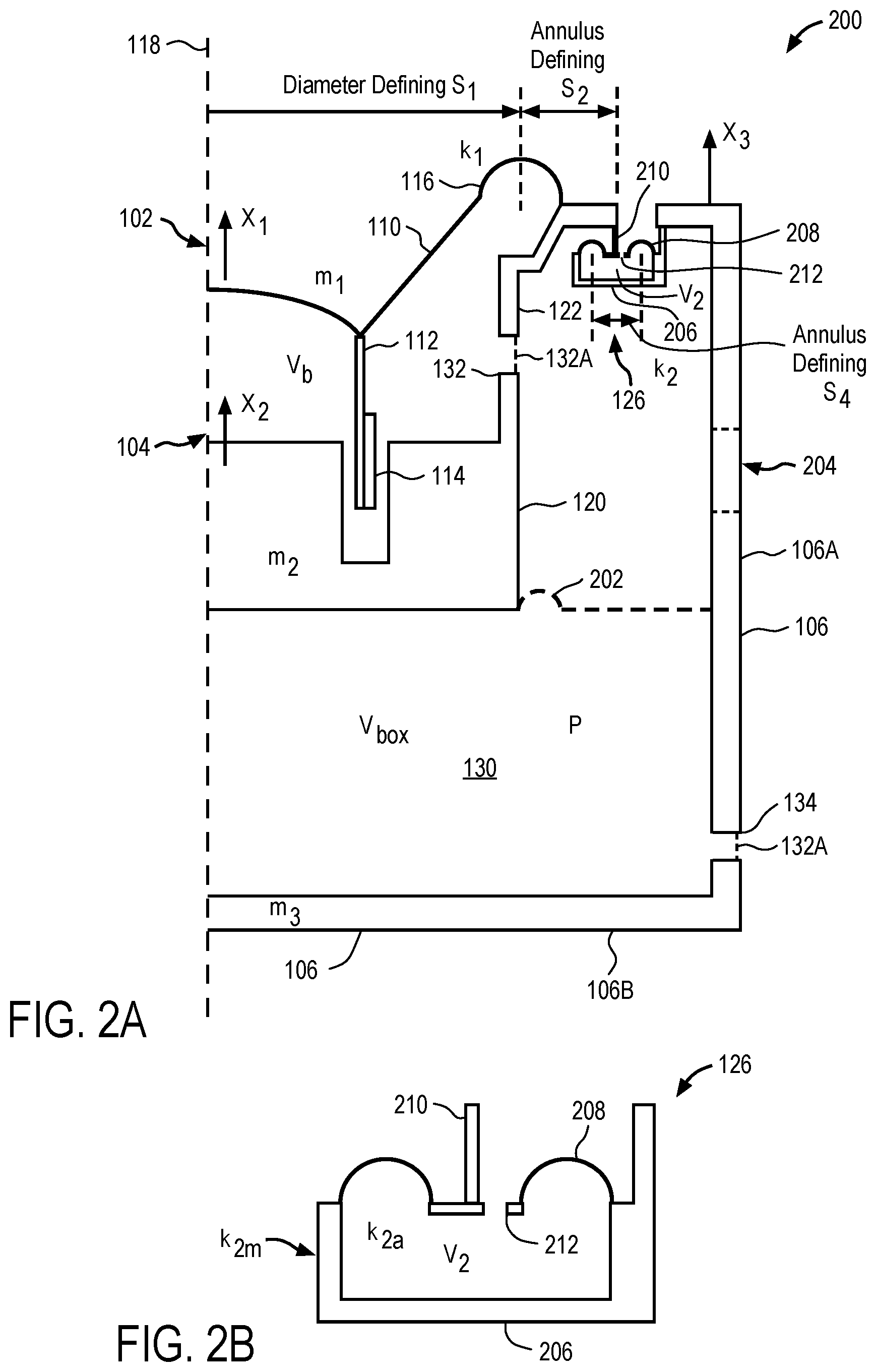 Patent US11785379 Figure 2 – Vibration and force cancelling transducer assembly