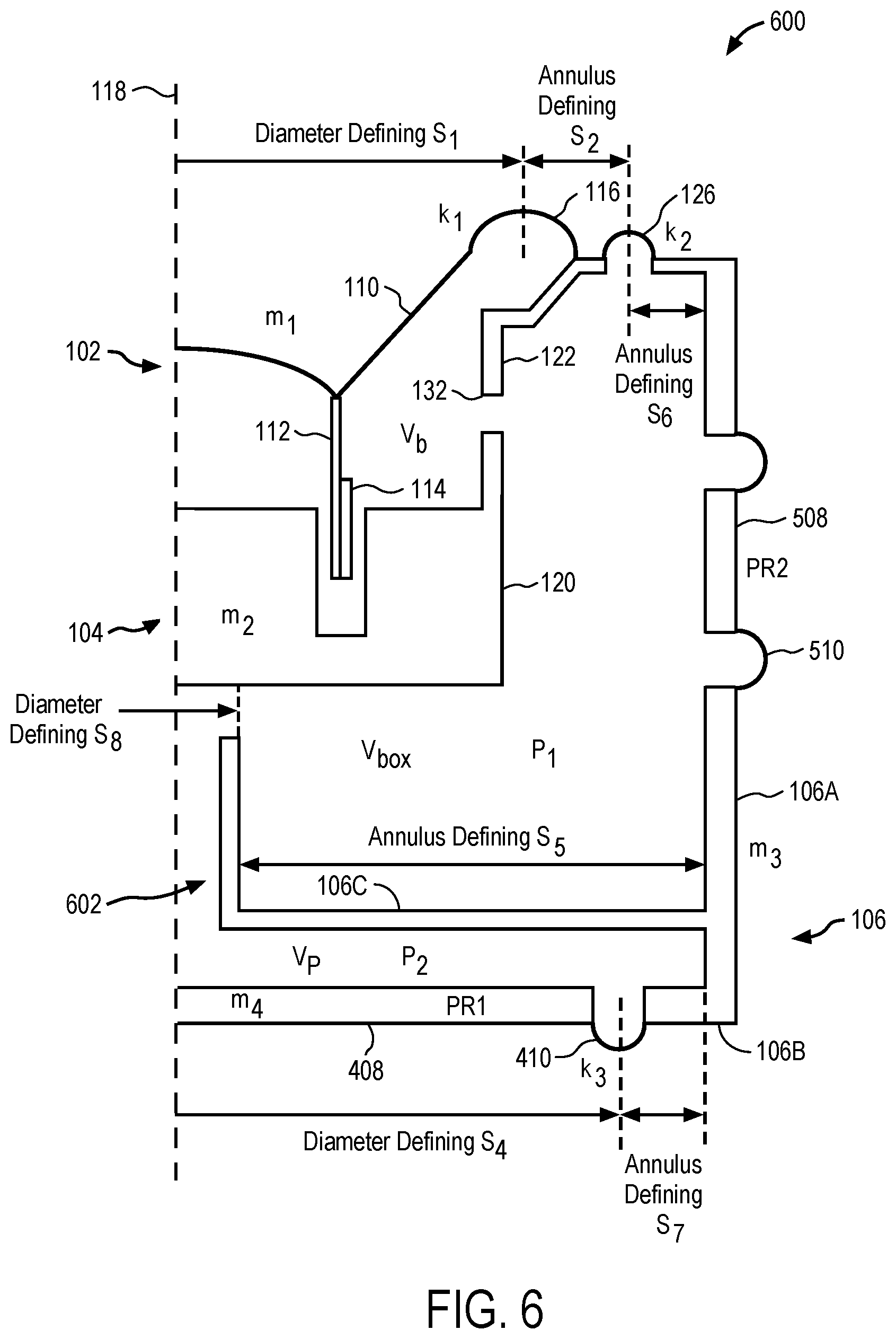 Patent US11785379 Figure 6 – Vibration and force cancelling transducer assembly