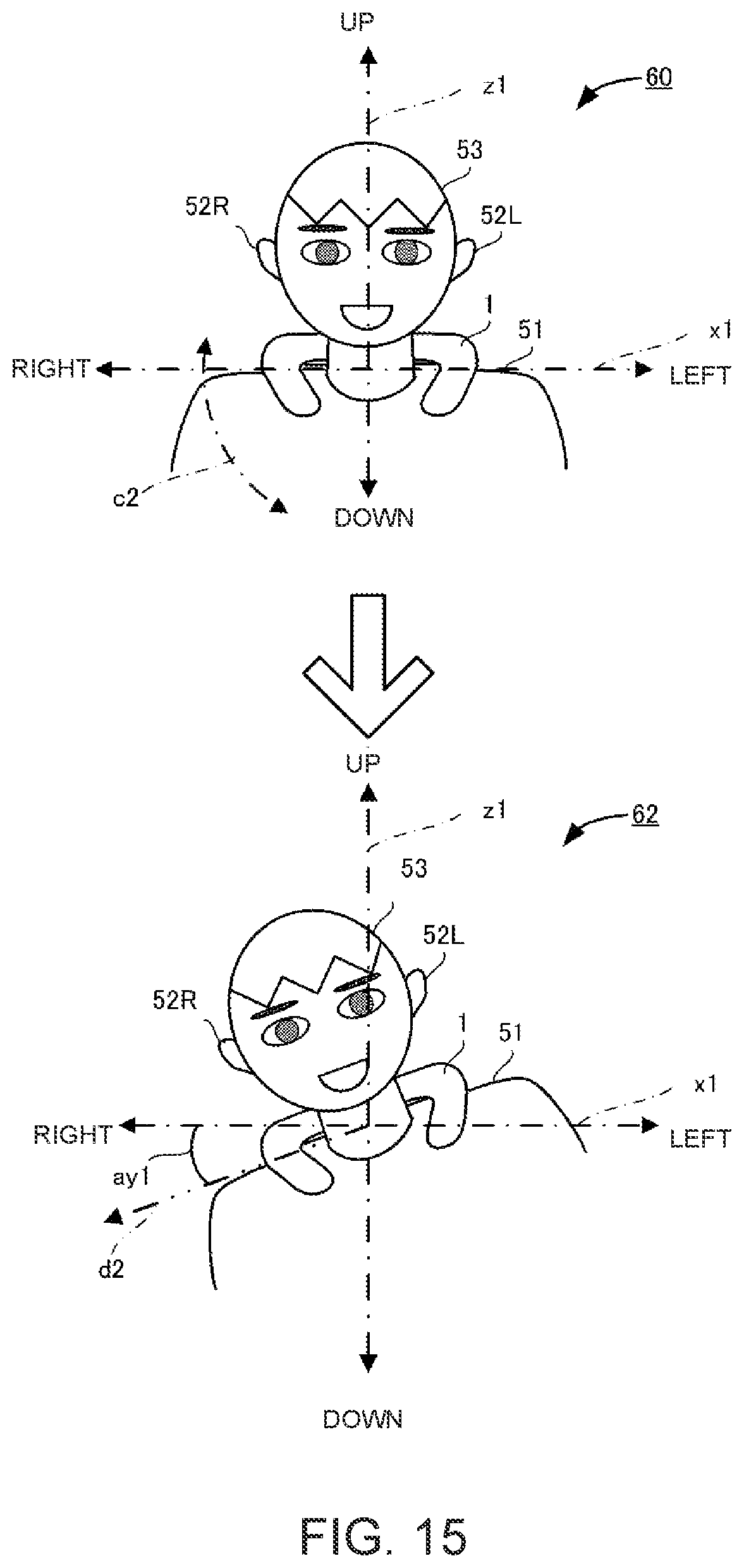 Patent US11785385 Figure 15 – Shoulder-mounted speaker, sound image localization method, and non-transitory computer-readable medium