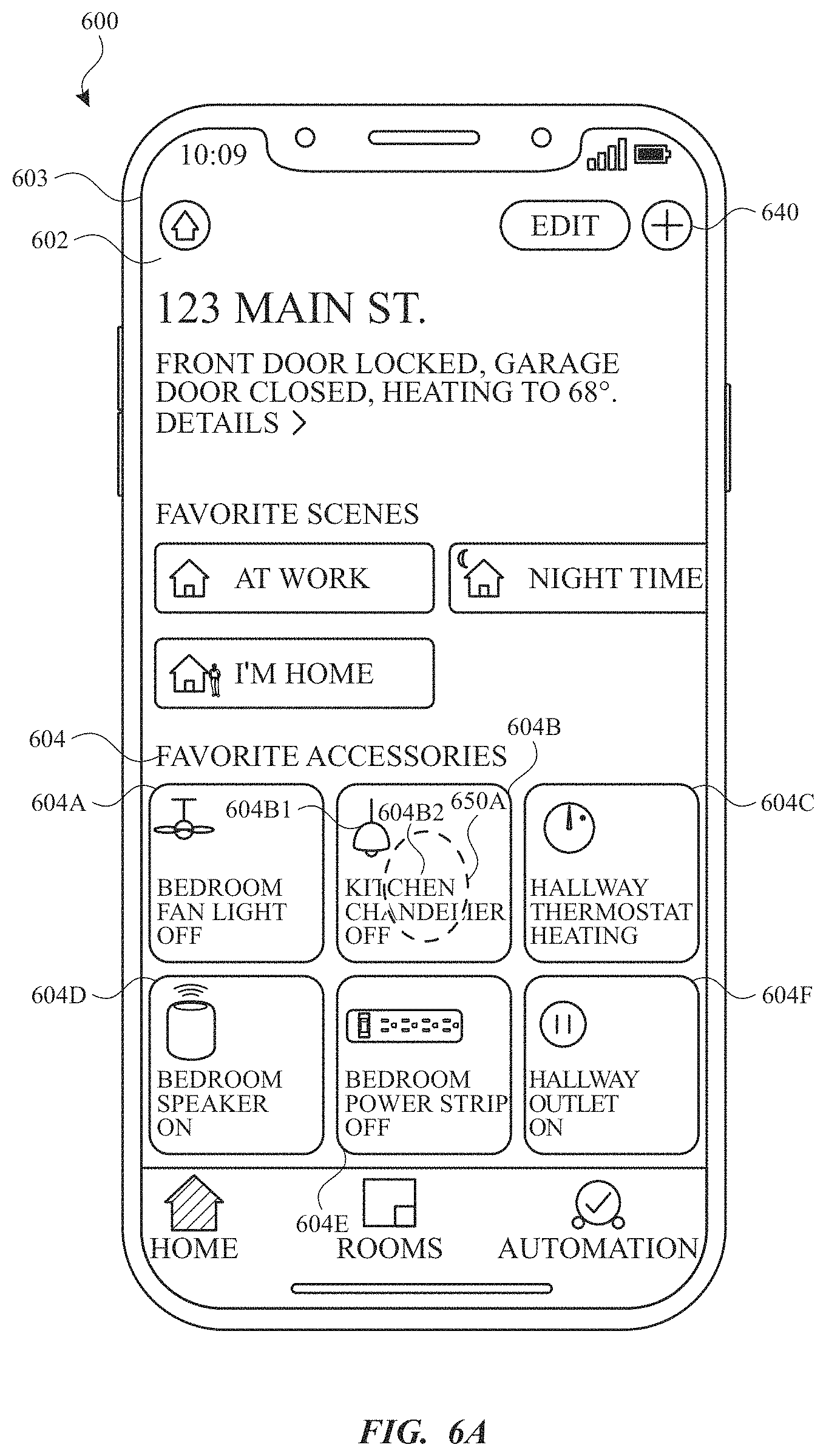 Patent US11785387 Figure 18 – User interfaces for managing controllable external devices