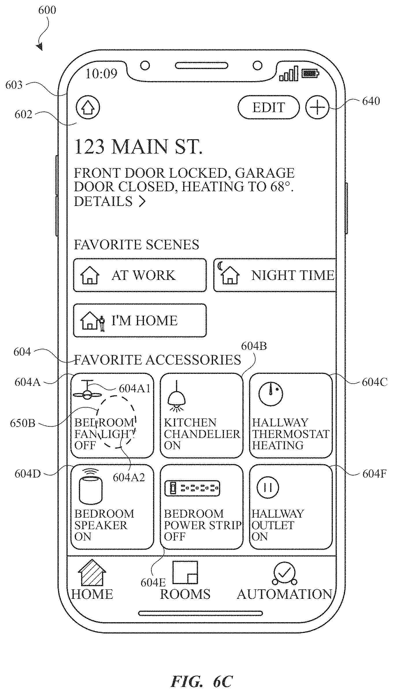 Patent US11785387 Figure 20 – User interfaces for managing controllable external devices