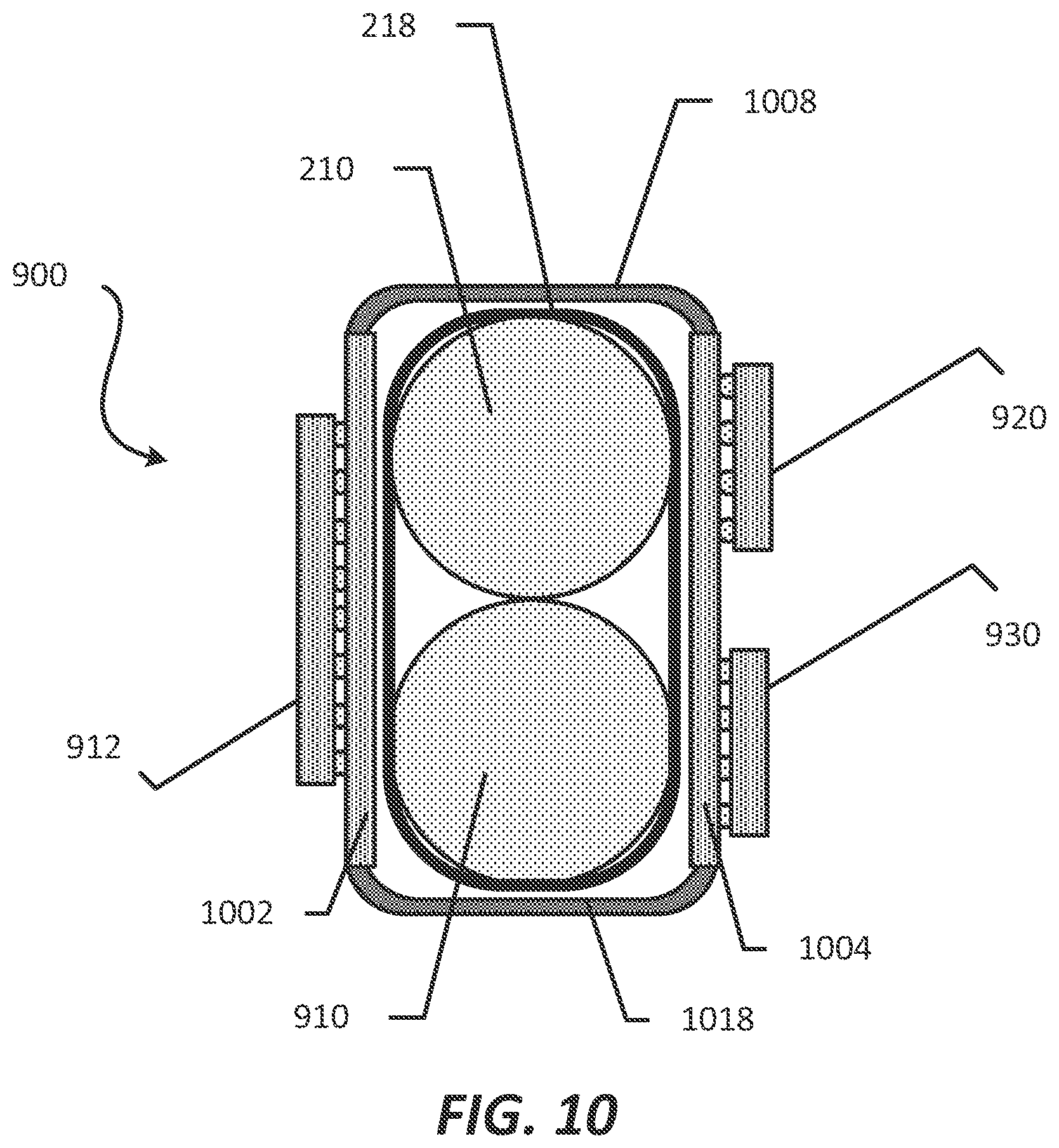 Patent US11785399 Figure 10 – Hearable device comprising integrated device and wireless functionality