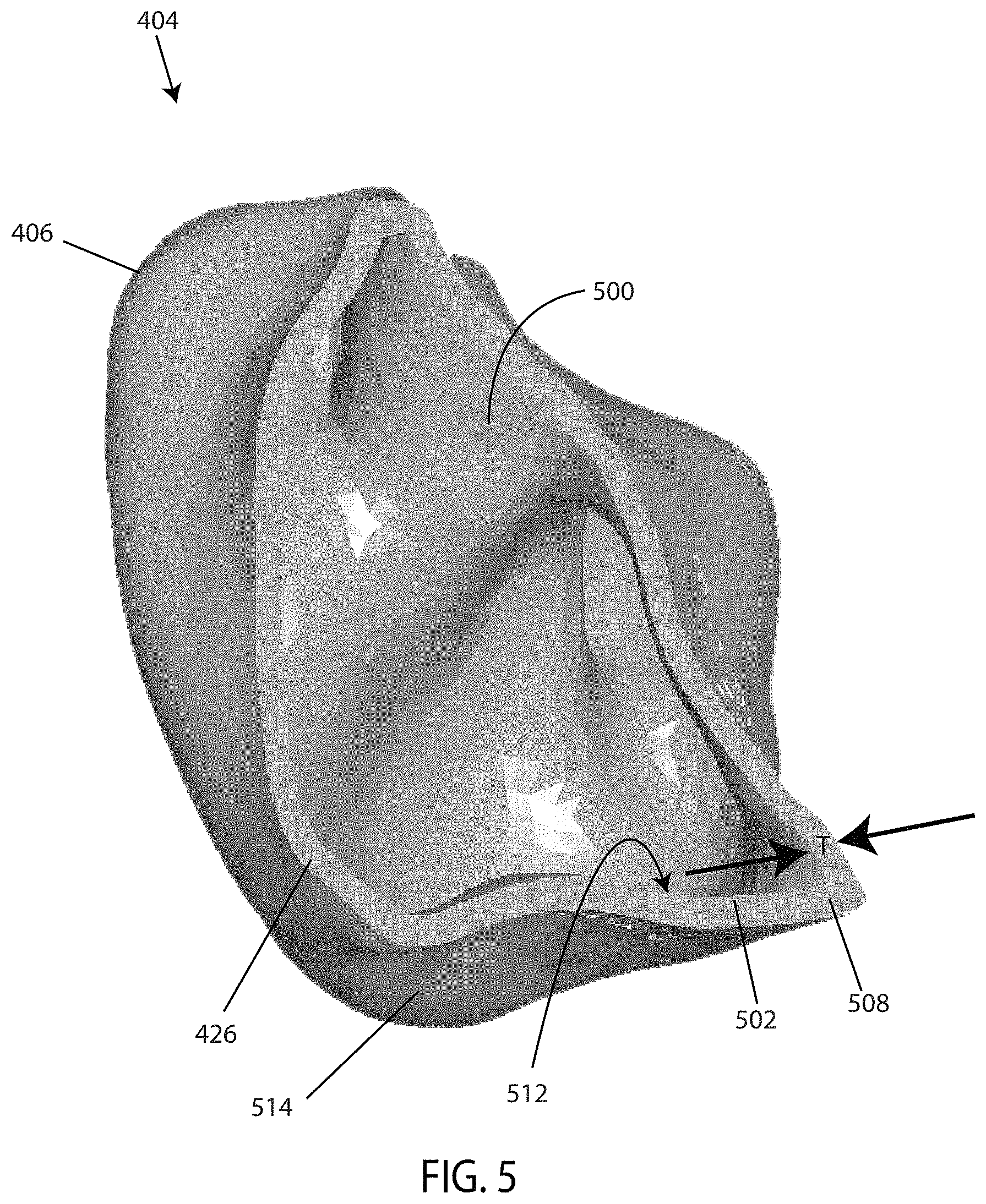 Patent US11785403 Figure 5 – Device to optically verify custom hearing aid fit and method of use