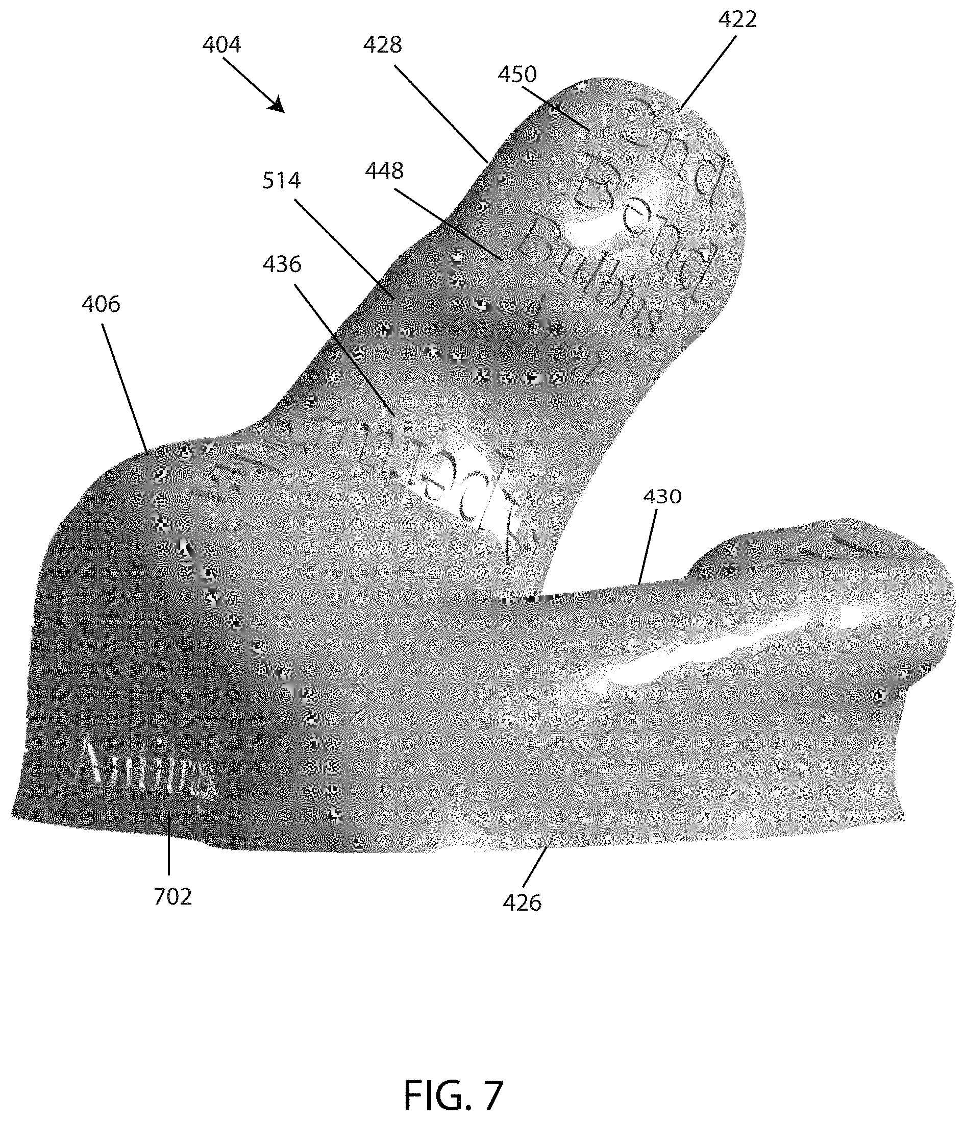 Patent US11785403 Figure 7 – Device to optically verify custom hearing aid fit and method of use