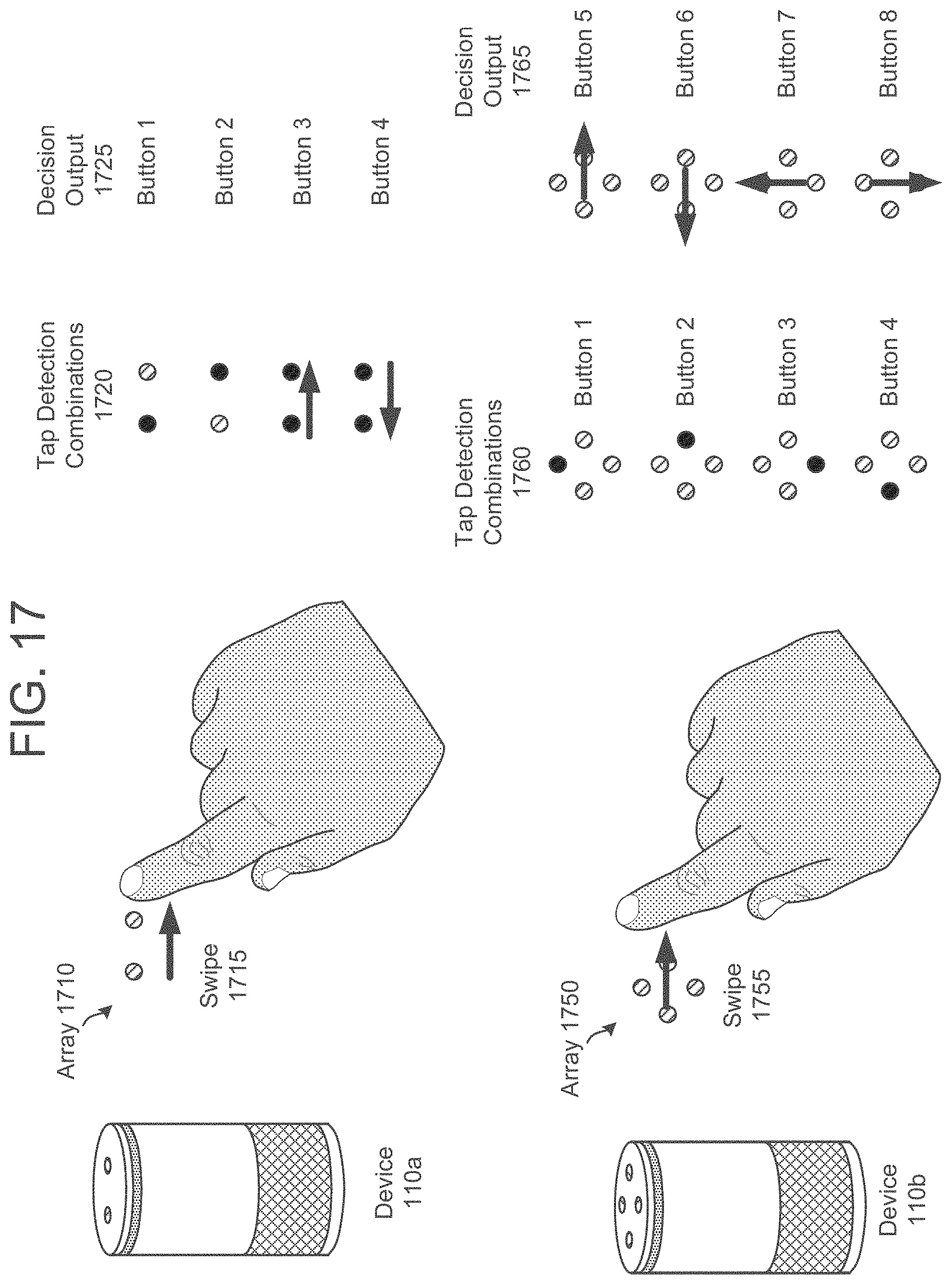 Patent US11785406 Figure 20 – Inter-channel level difference based acoustic tap detection