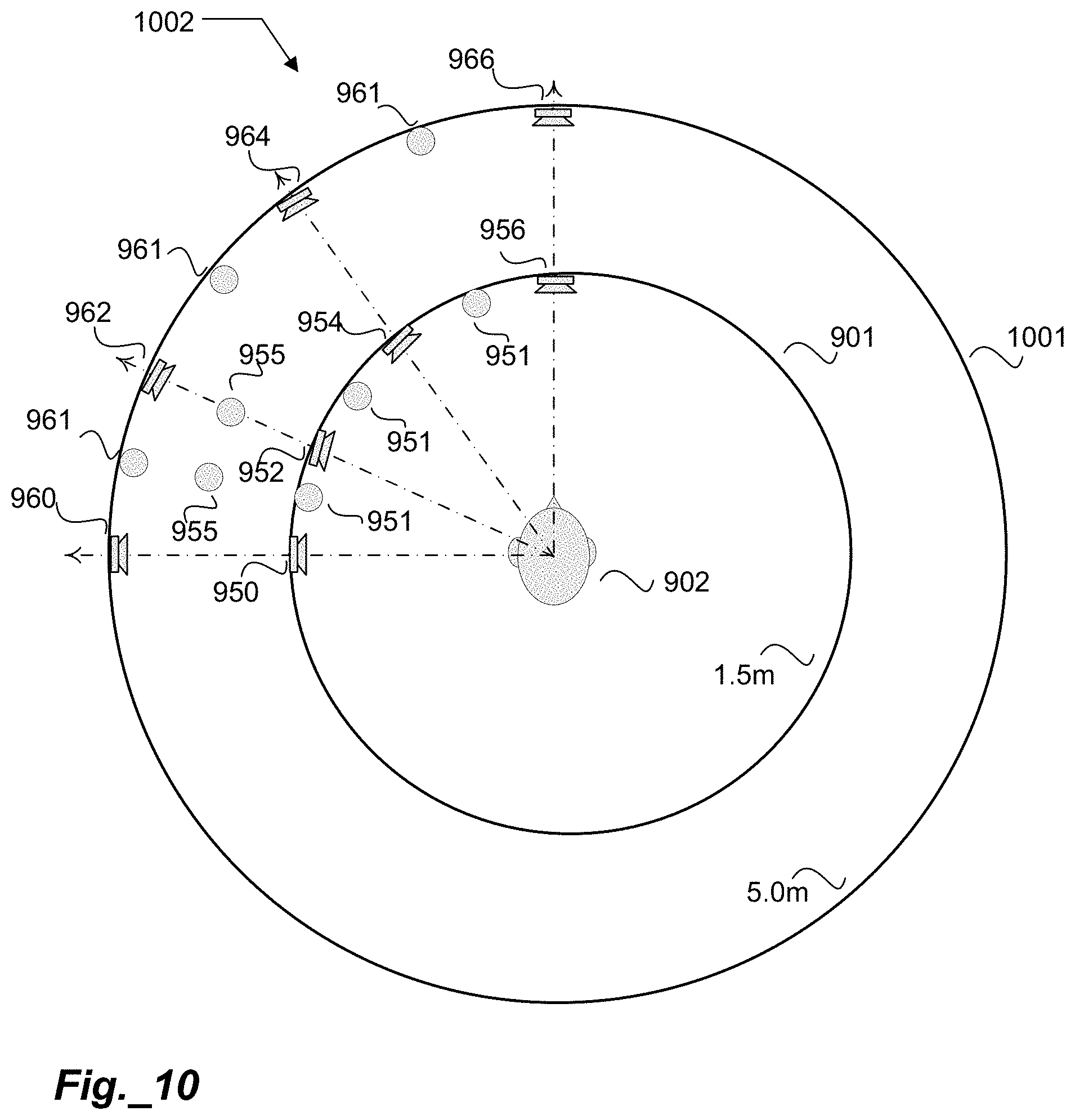 Patent US11785412 Figure 10 – Method for generating customized spatial audio with head tracking