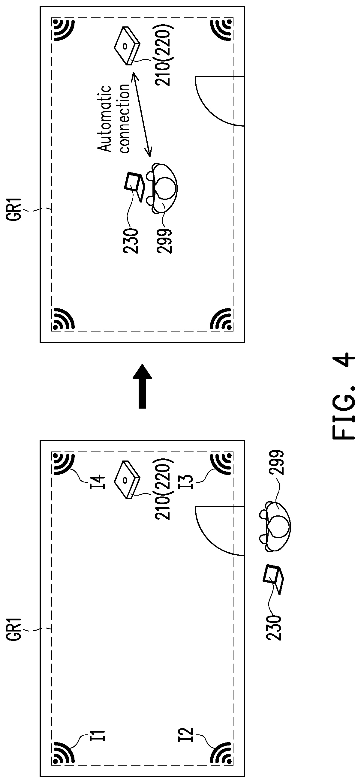Patent US11785422 Figure 5 – Automatic connection and disconnection system and automatic connection and disconnection method