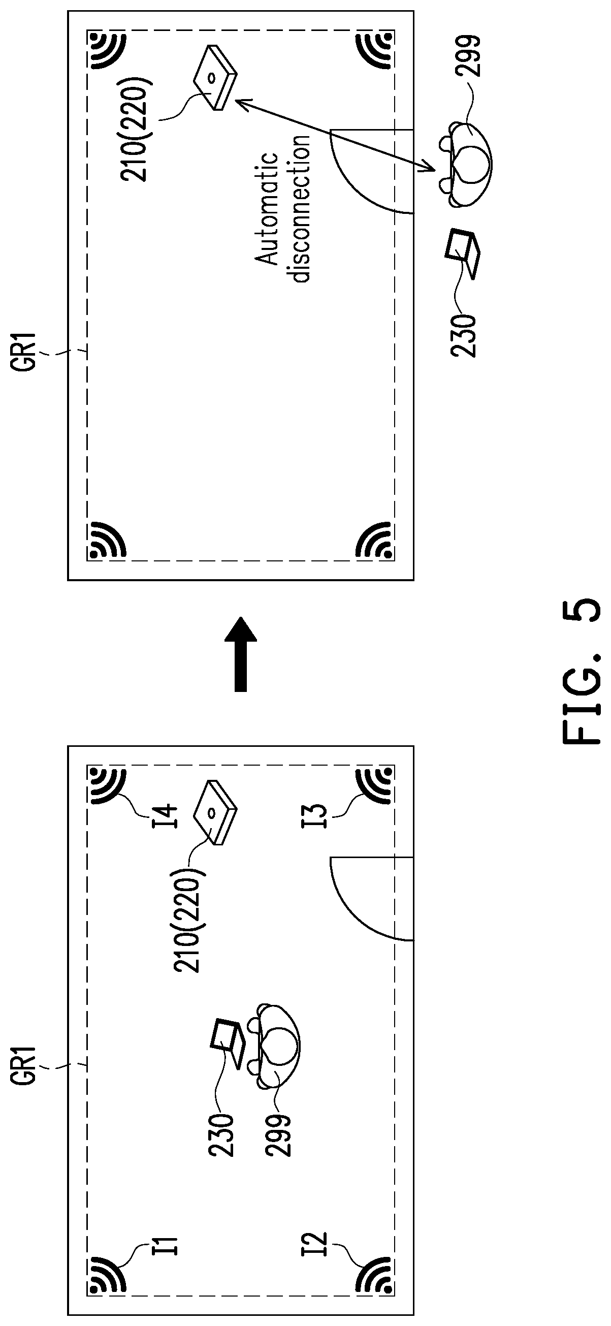 Patent US11785422 Figure 6 – Automatic connection and disconnection system and automatic connection and disconnection method