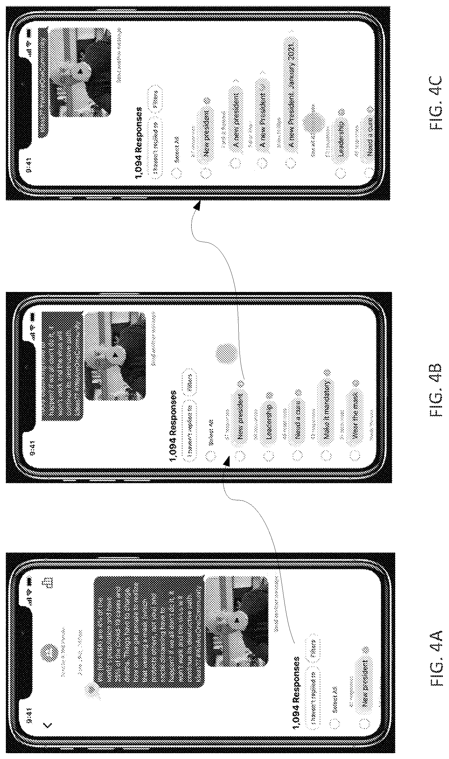 Patent US11785429 Figure 4 – Semantic clustering of messages