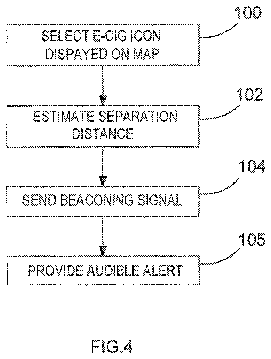 Patent US11785437 Figure 4 – Apparatus for locating an aerosol generation device