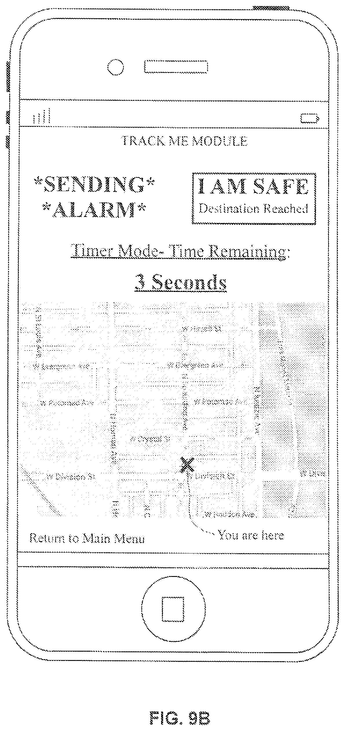Patent US11785458 Figure 11 – Security and public safety application for a mobile device