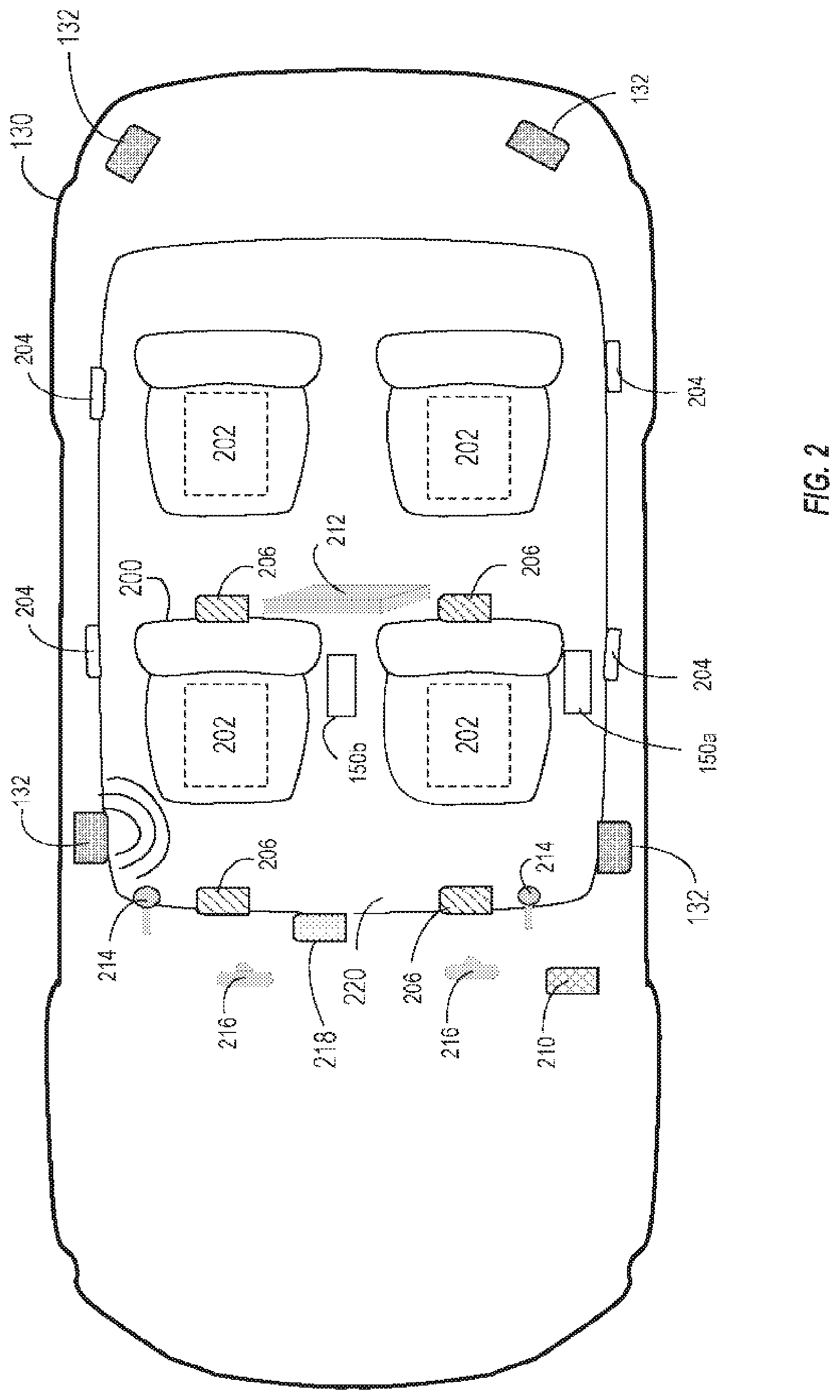 Patent US11785461 Figure 2 – Multi-factor authentication and access control in a vehicular environment