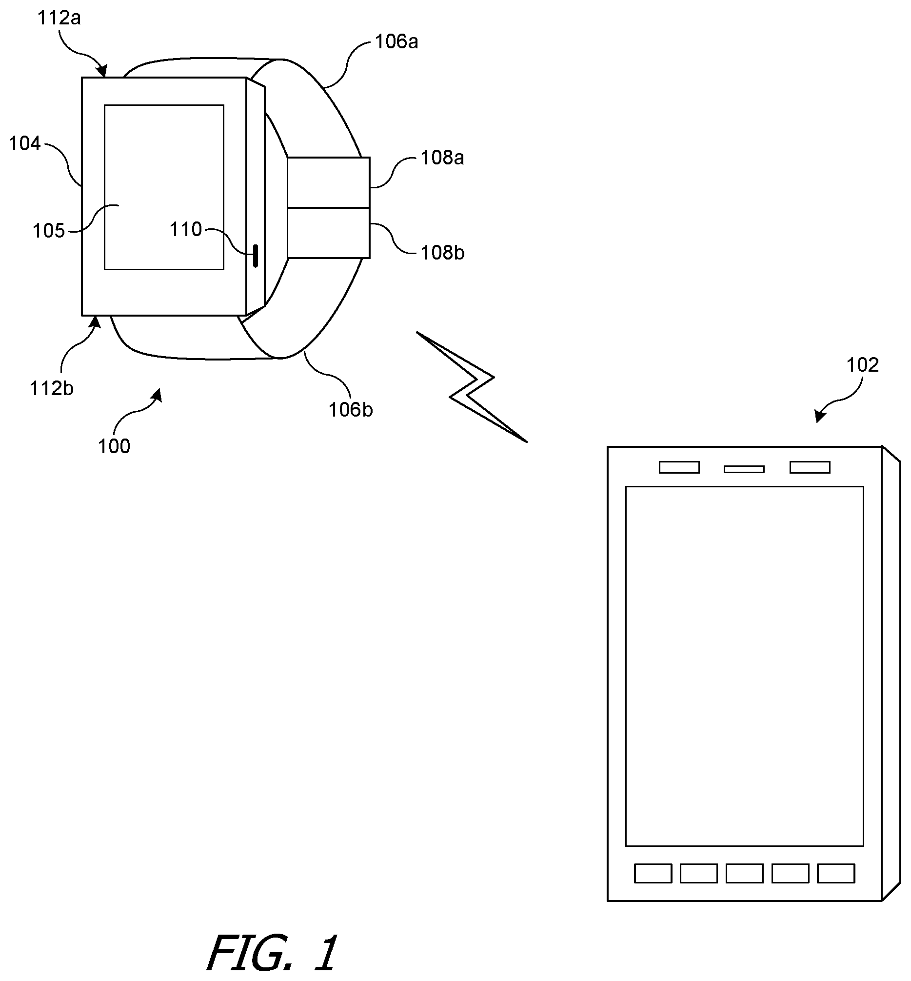 Patent US11785465 Figure 1 – Facilitating a secure session between paired devices