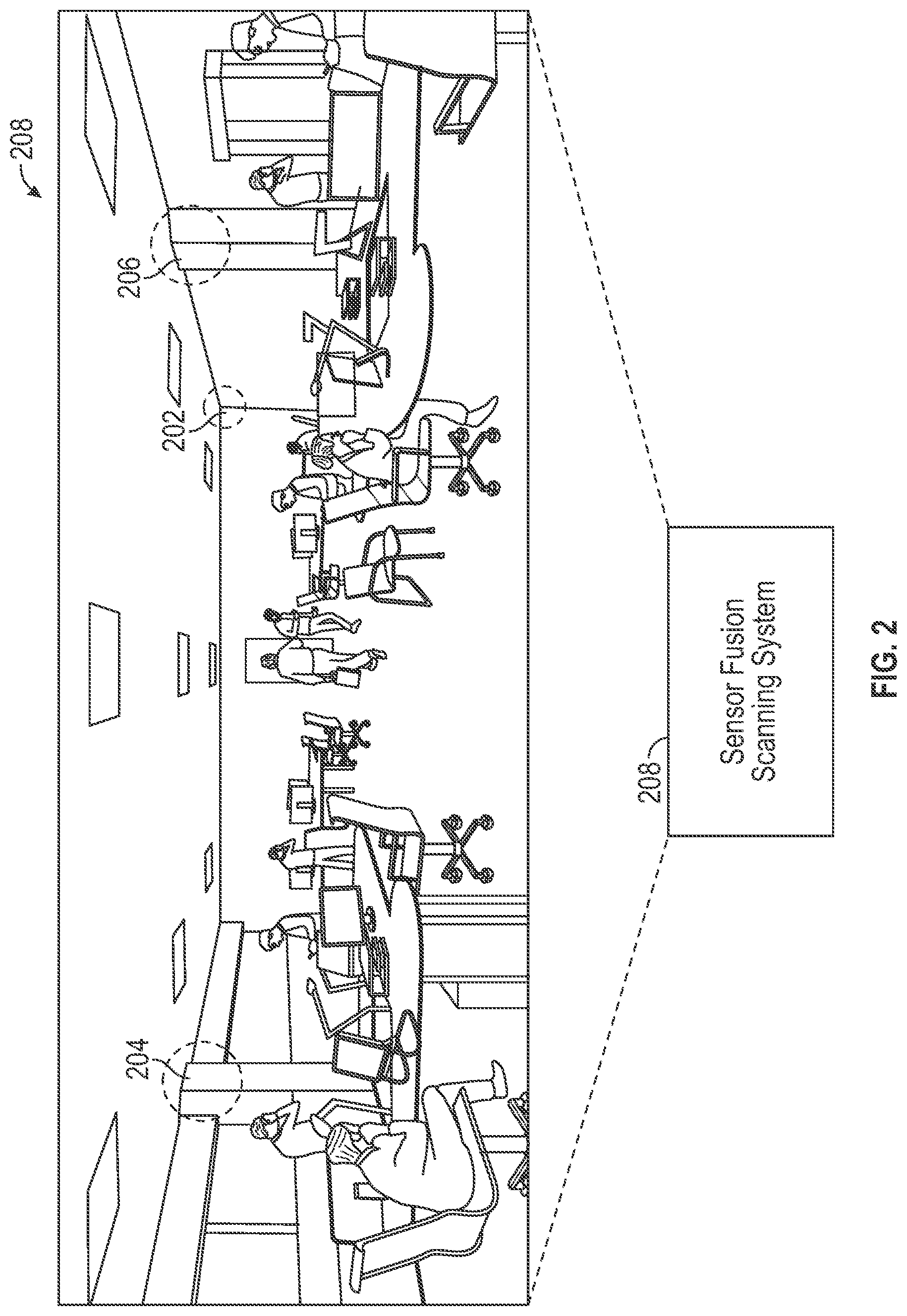 Patent US11785476 Figure 2 – Sensor fusion scanning system and method for wireless network planning