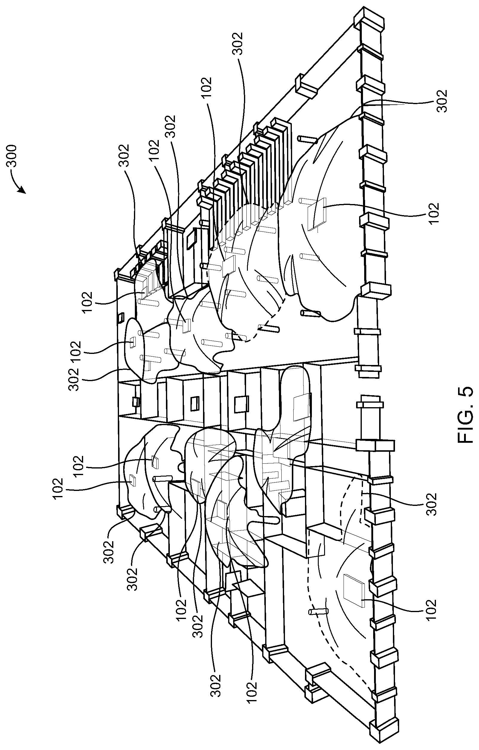 Patent US11785477 Figure 5 – Three-dimensional visualization of Wi-Fi signal propagation based on telemetry data