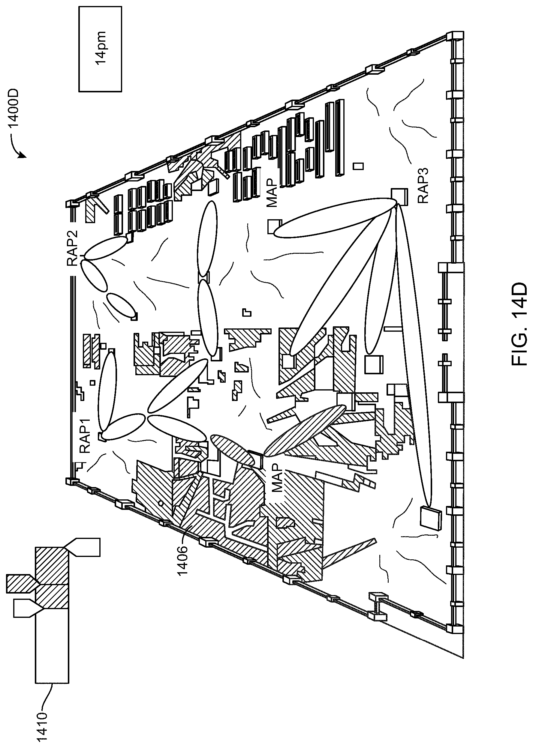 Patent US11785477 Figure 20 – Three-dimensional visualization of Wi-Fi signal propagation based on telemetry data