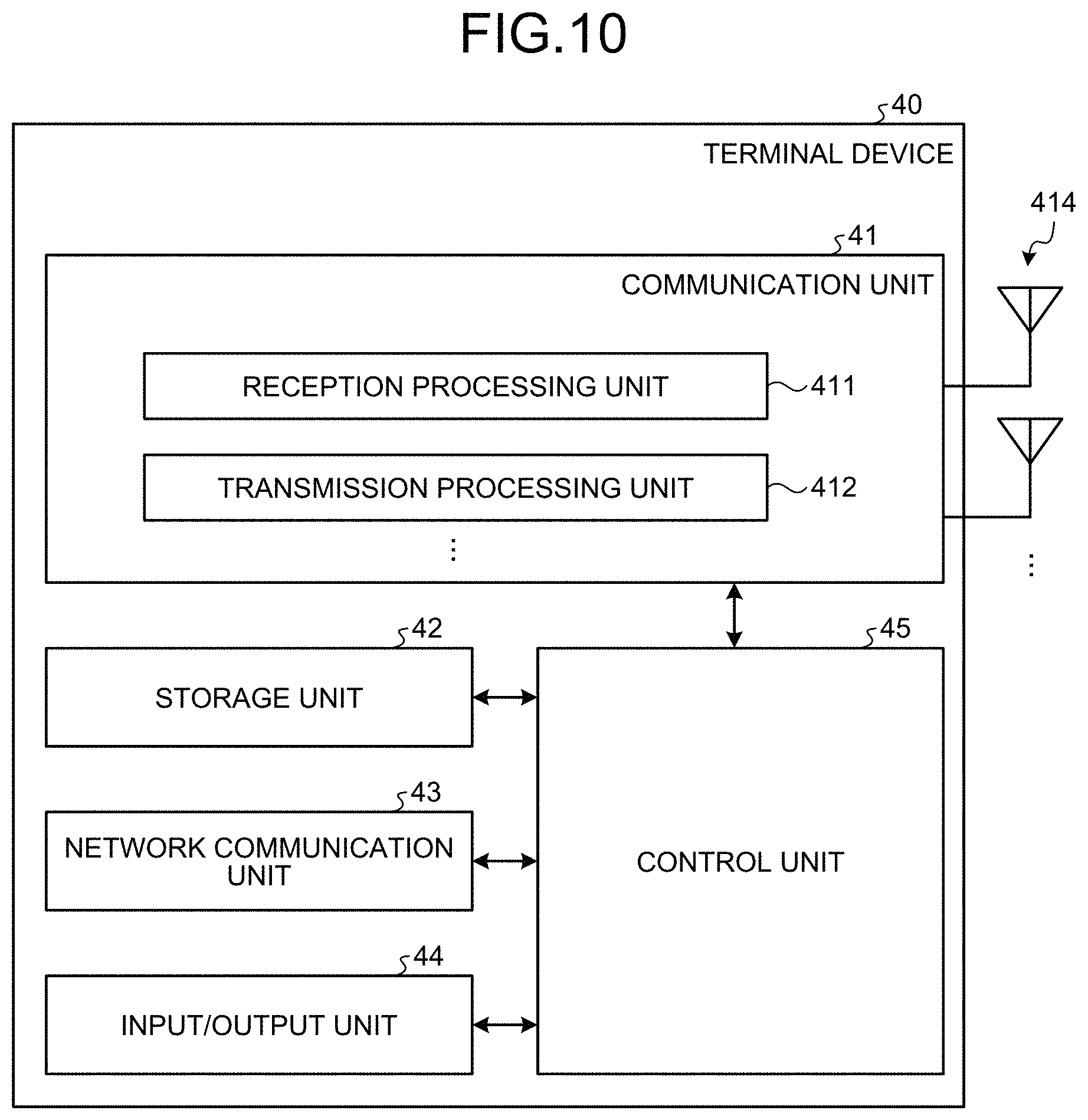 Patent US11785479 Figure 9 – Terminal device and communication method
