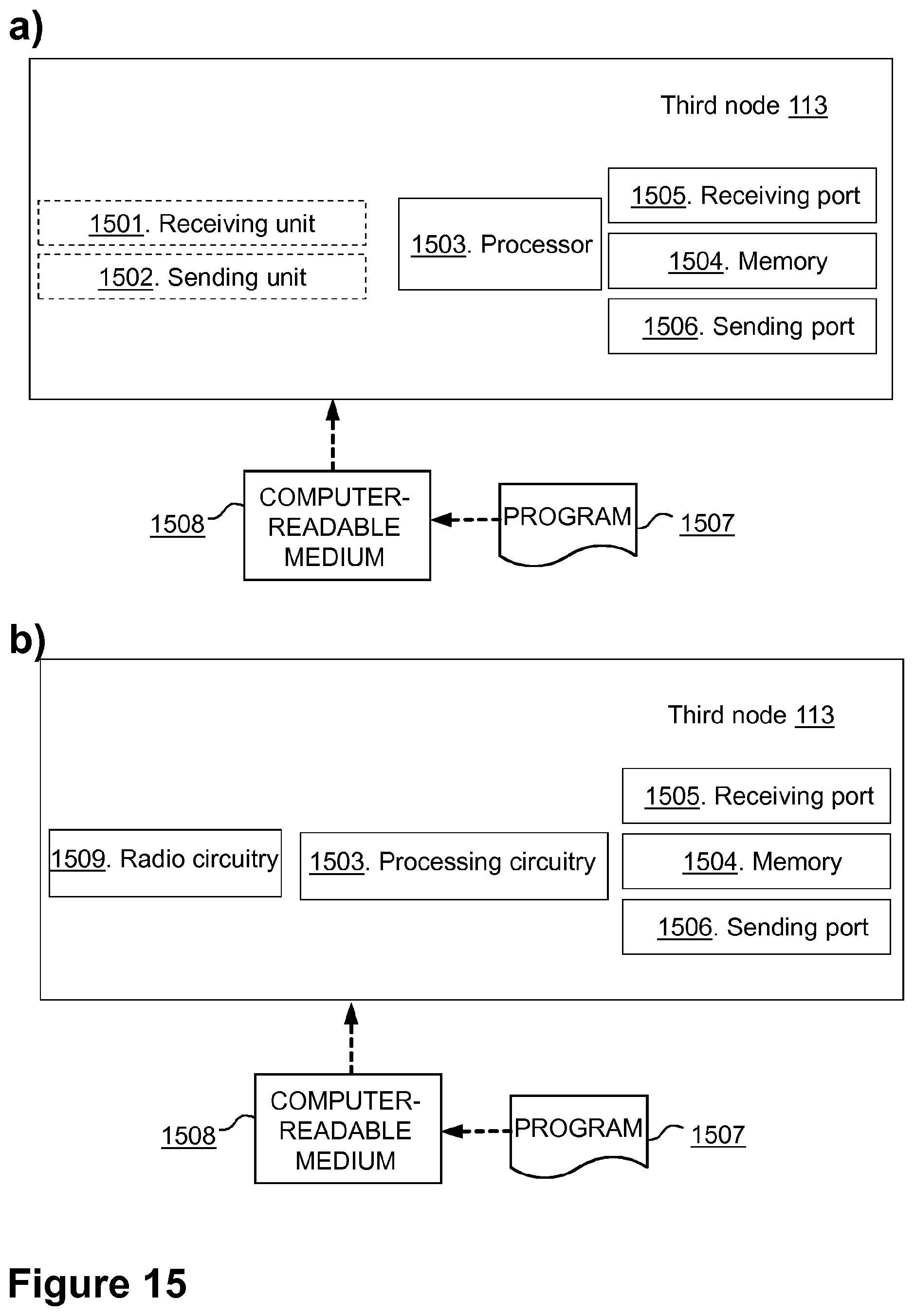 Patent US11785497 Figure 11 – First node, second node, third node, and methods performed thereby, for handling data traffic