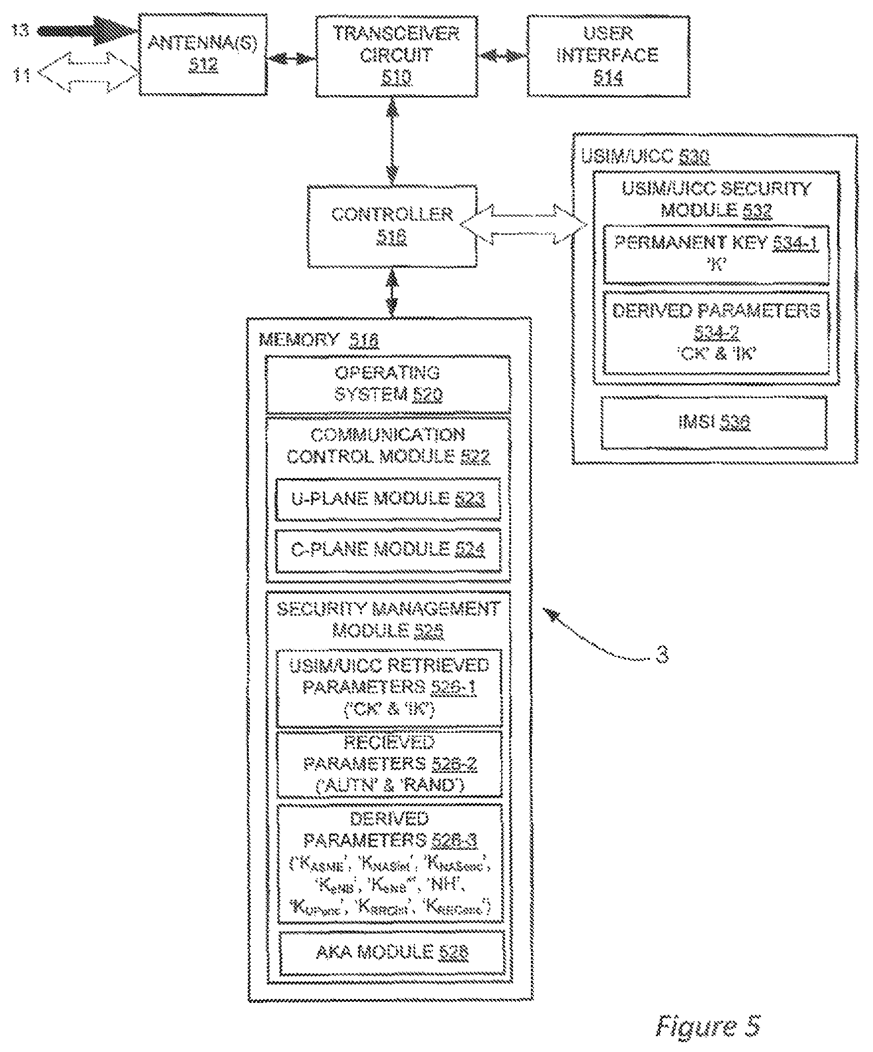 Patent US11785510 Figure 5 – Communication system