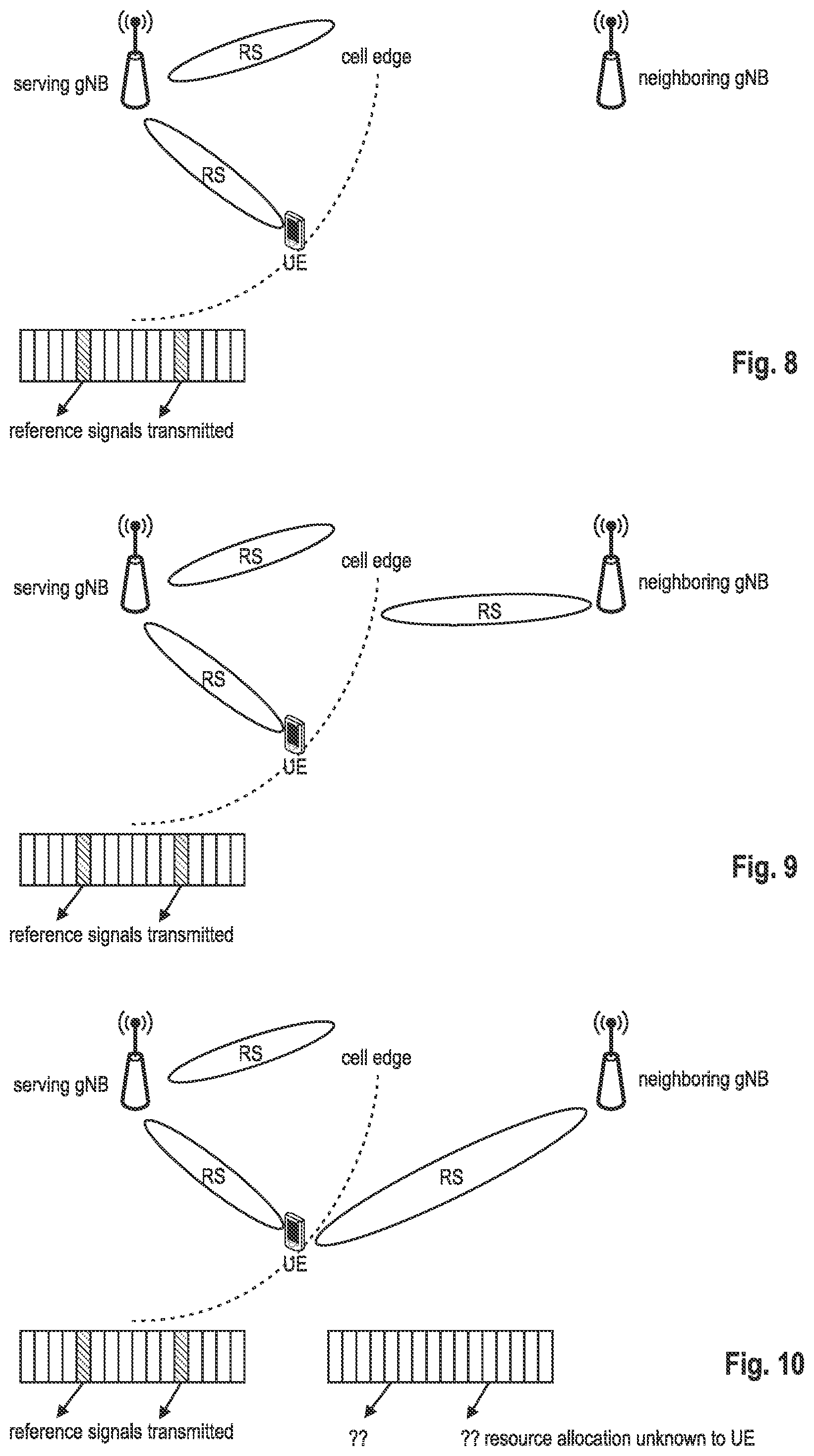 Patent US11785513 Figure 5 – User equipment and base station participating in cell measurement procedures