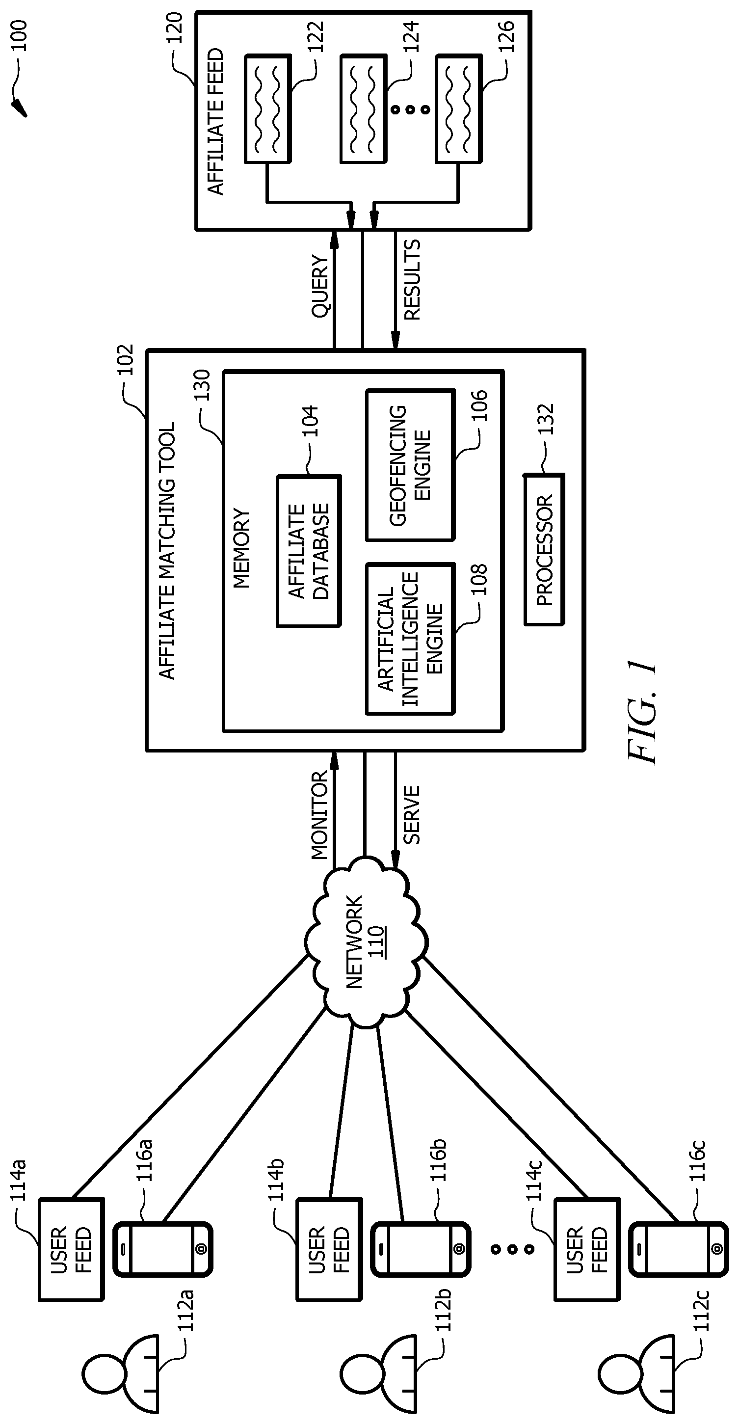 Patent US11785534 Figure 1 – Provisioning services based on geolocation data and activity recognition