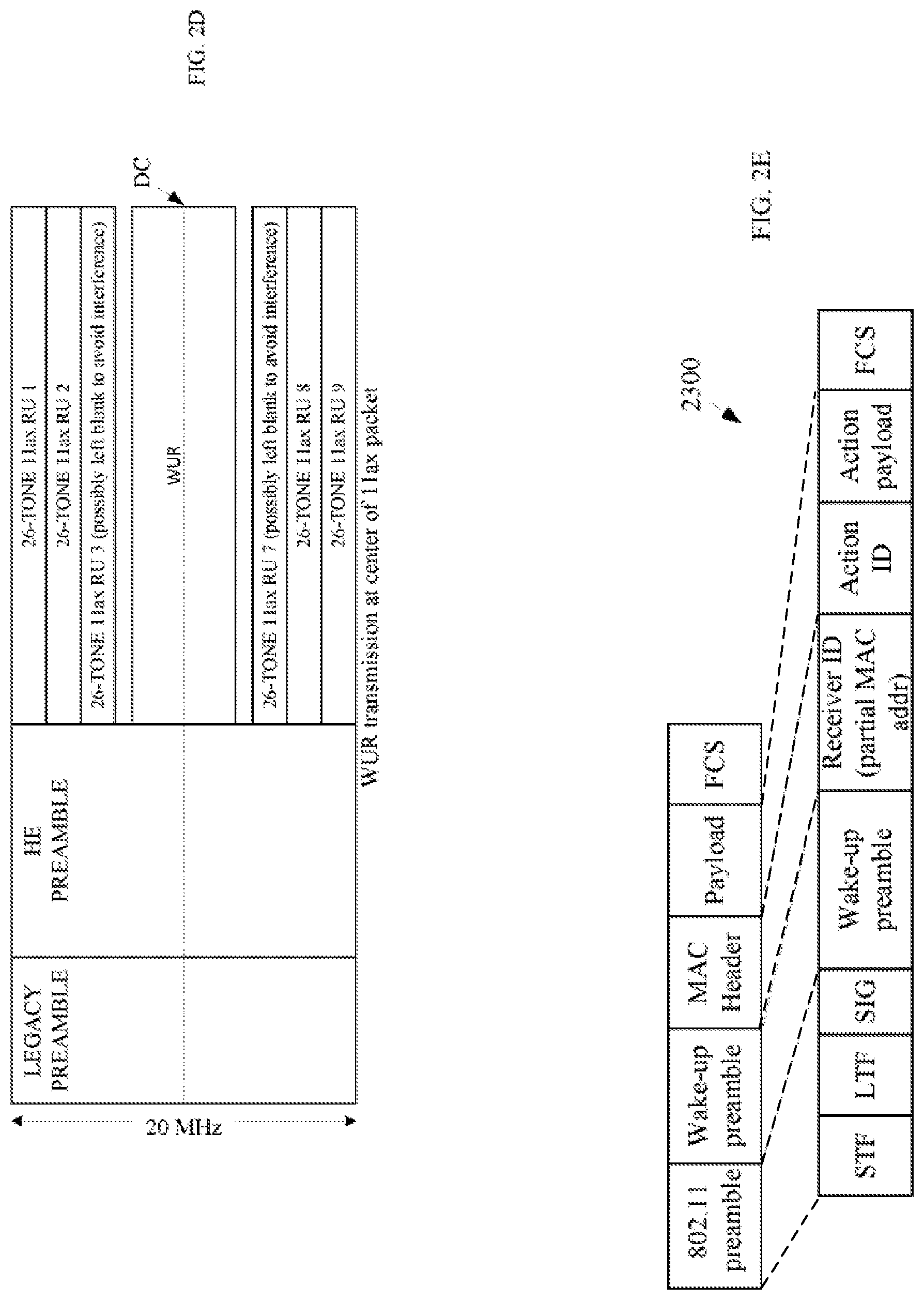 Patent US11785544 Figure 6 – Low-power wake-up radio discovery procedure and frame format
