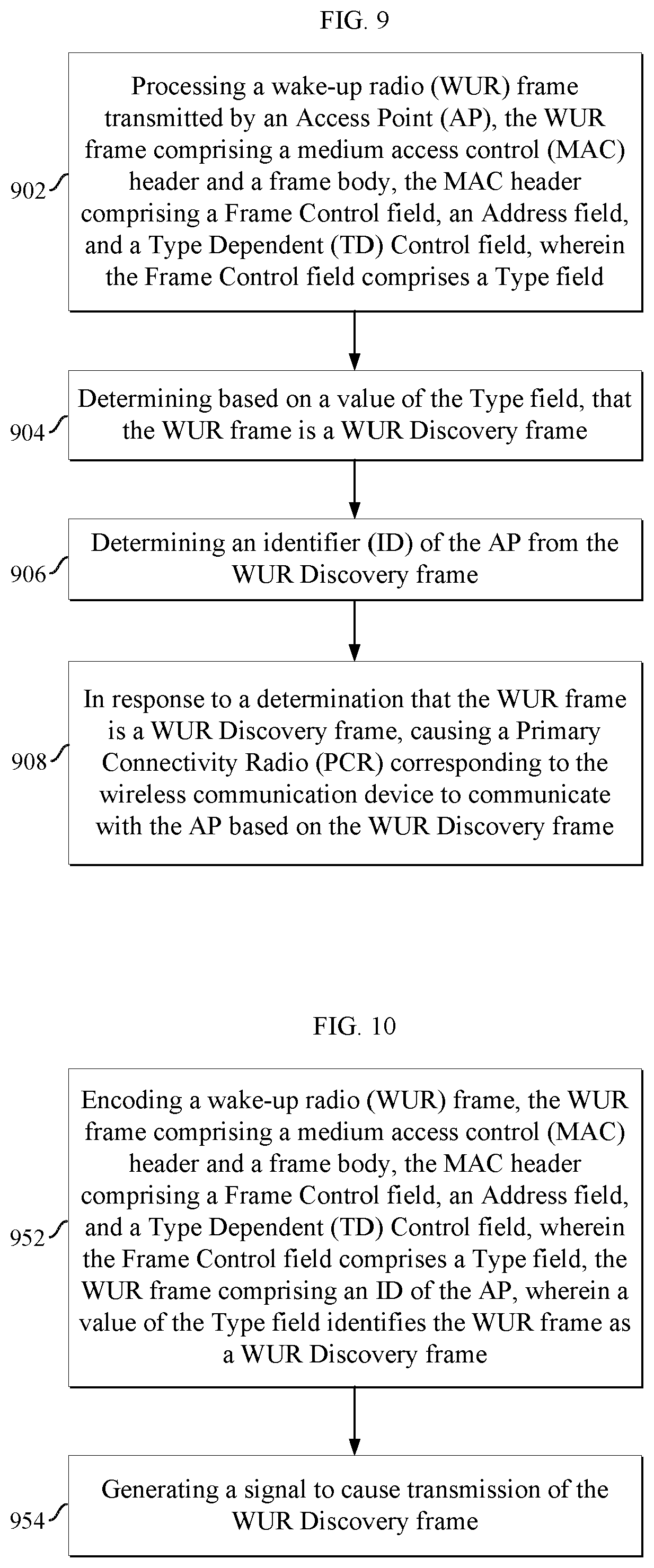 Patent US11785544 Figure 13 – Low-power wake-up radio discovery procedure and frame format