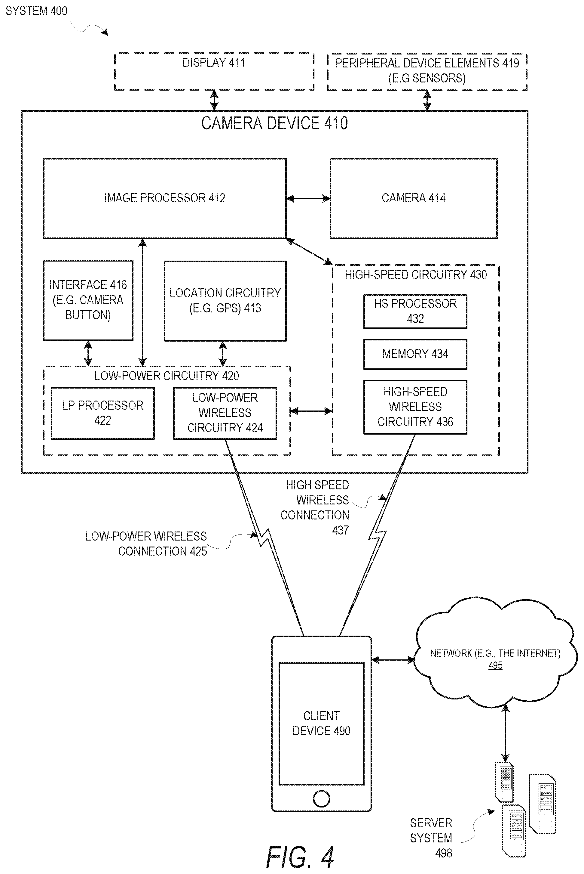 Patent US11785549 Figure 4 – Wearable device location systems