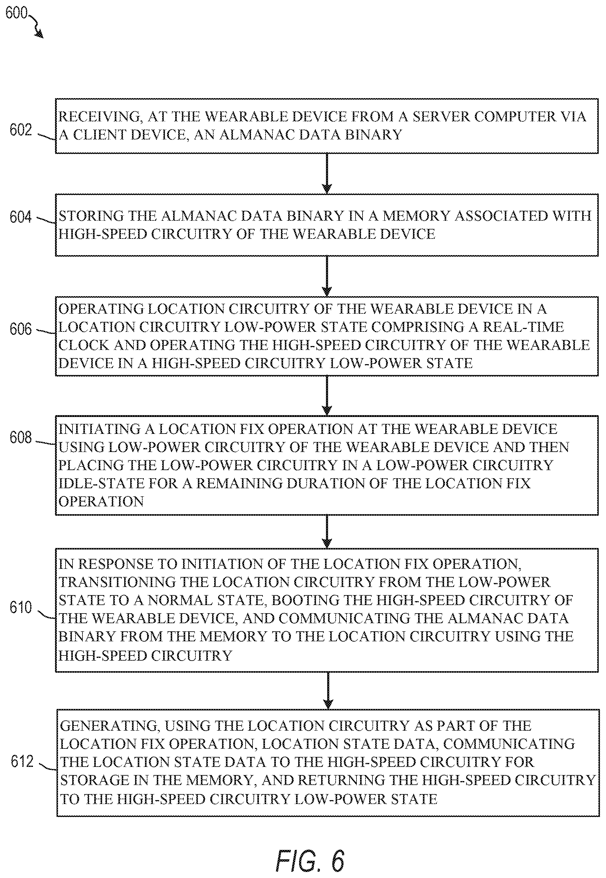 Patent US11785549 Figure 6 – Wearable device location systems