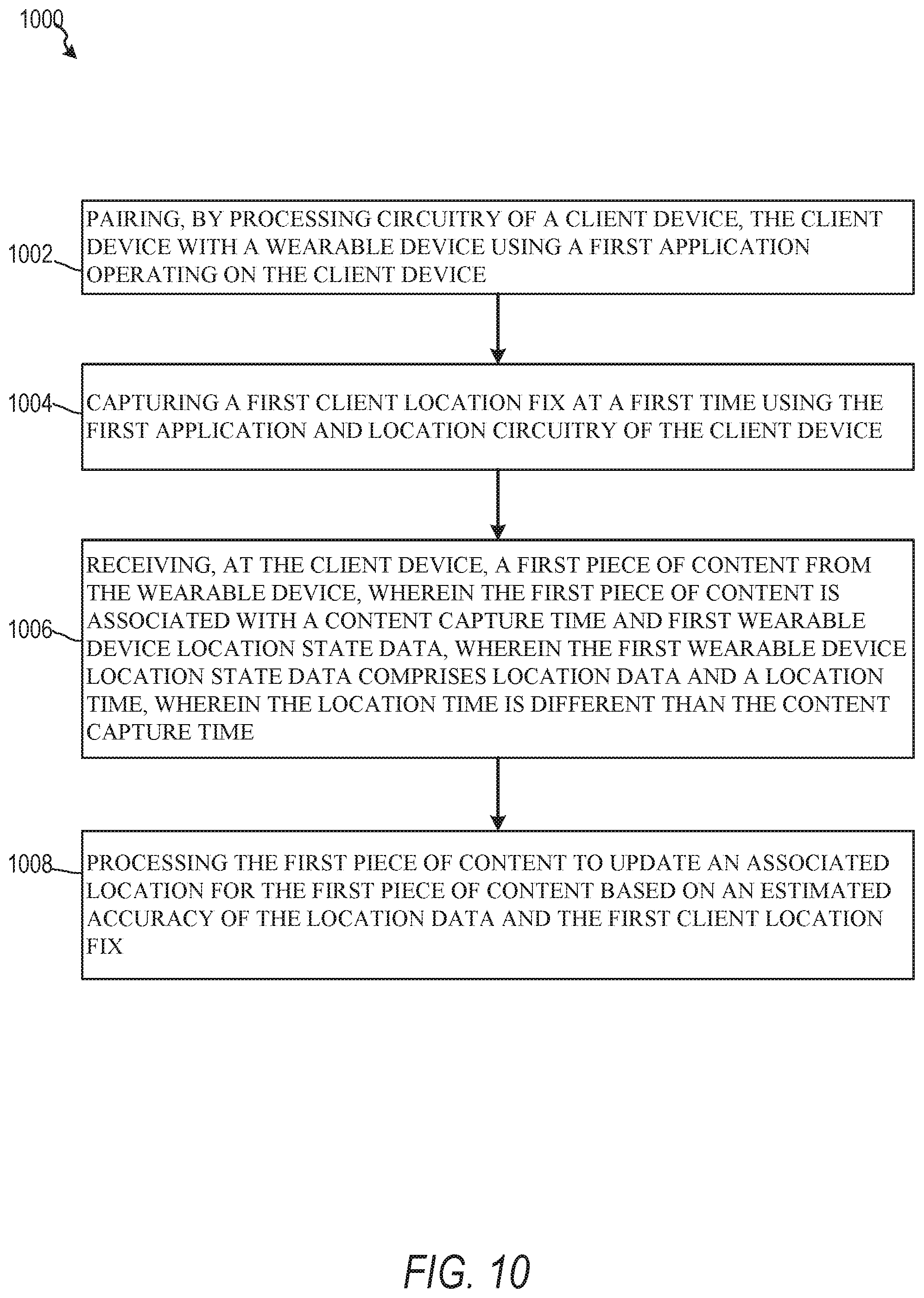 Patent US11785549 Figure 10 – Wearable device location systems