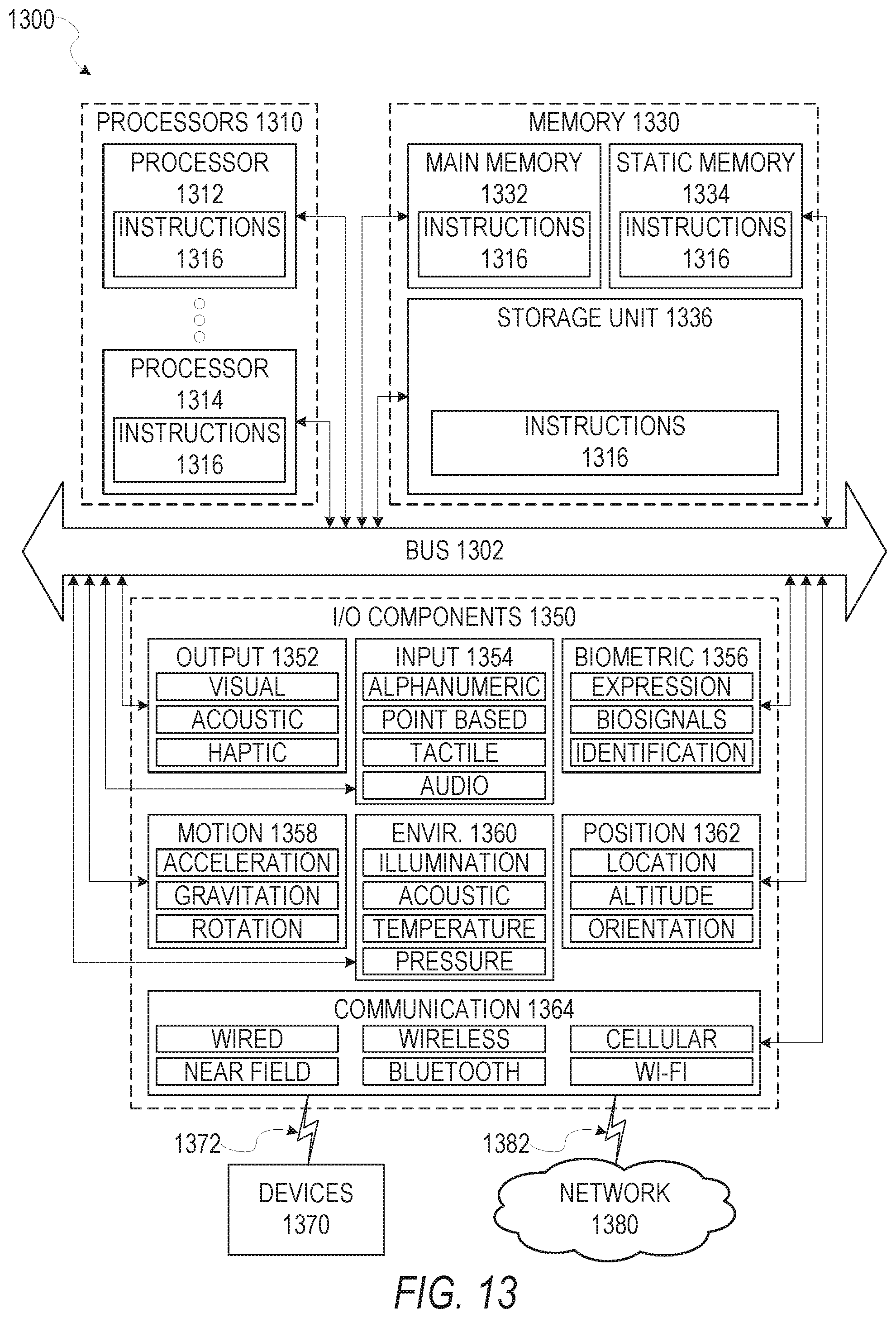 Patent US11785549 Figure 13 – Wearable device location systems