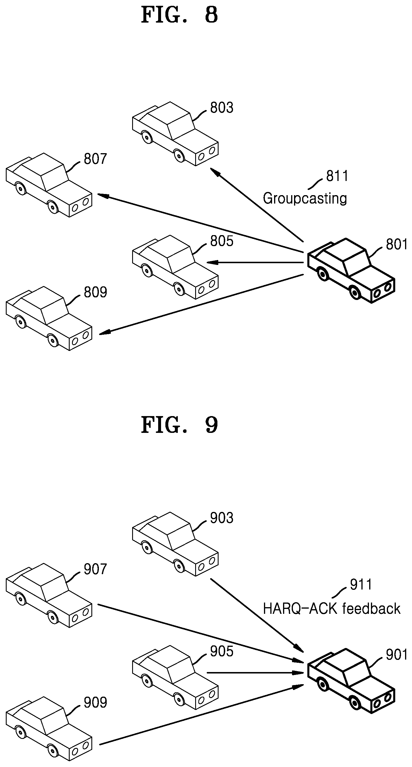 Patent US11785566 Figure 7 – Synchronization method and device for group casting in wireless communication system