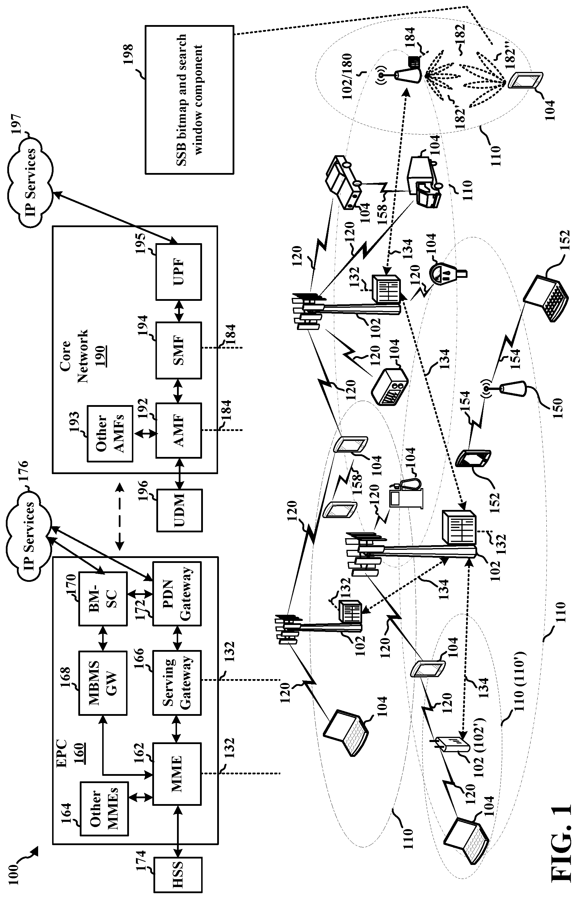 Patent US11785567 Figure 1 – Method and apparatus for determining search window and SSB bitmap