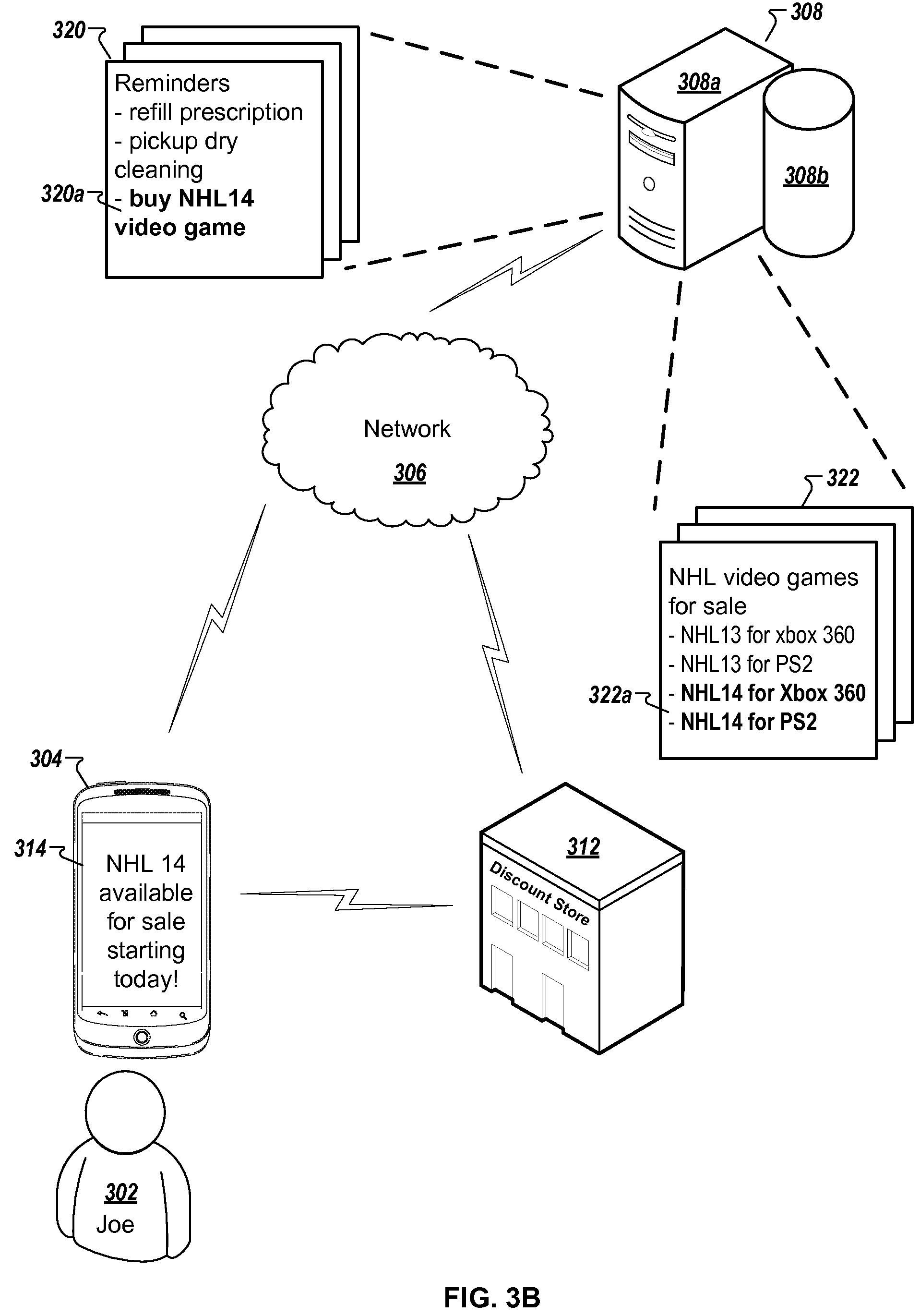 Patent US11785572 Figure 5 – Reminders based on device proximity using Bluetooth LE