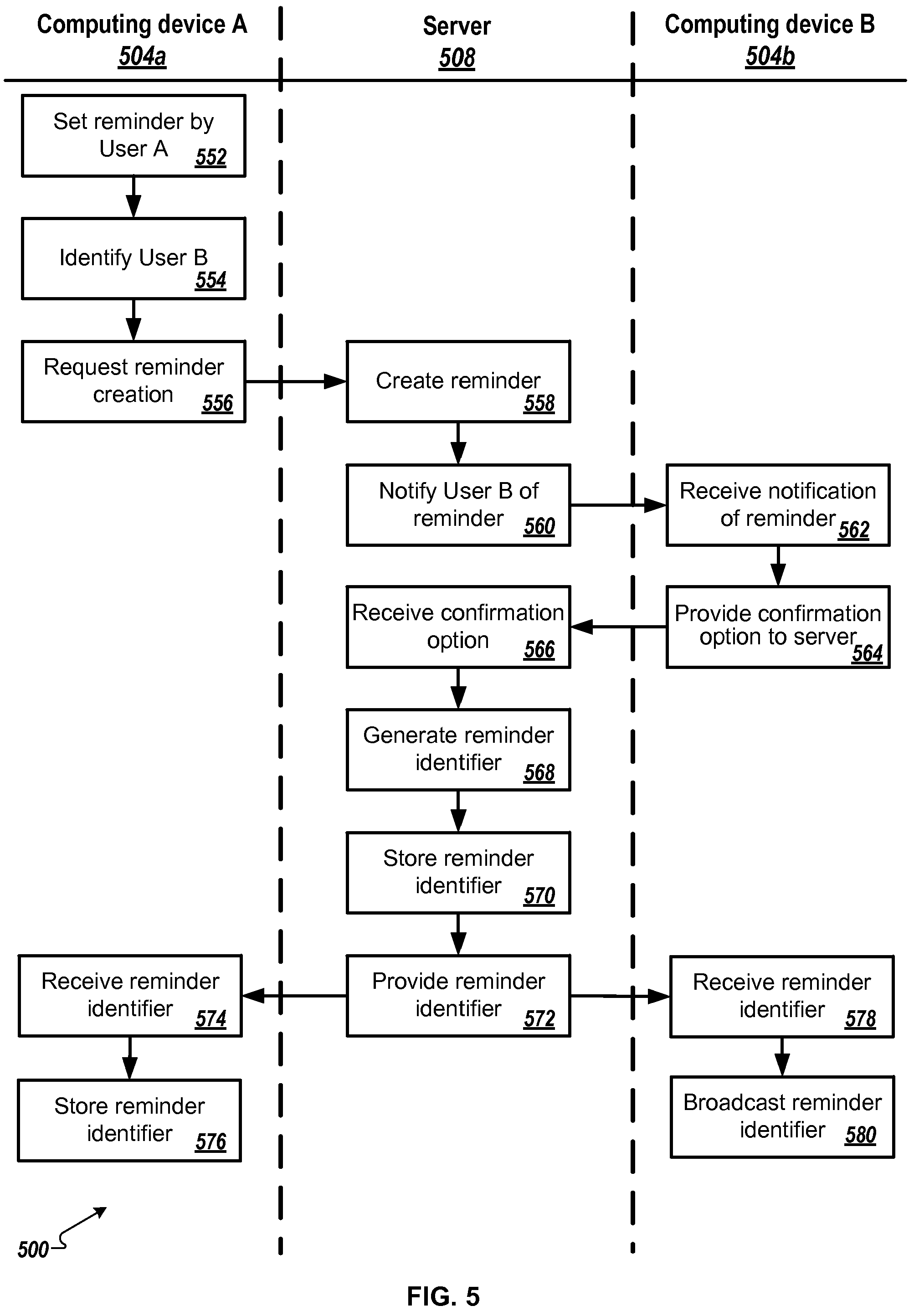 Patent US11785572 Figure 7 – Reminders based on device proximity using Bluetooth LE