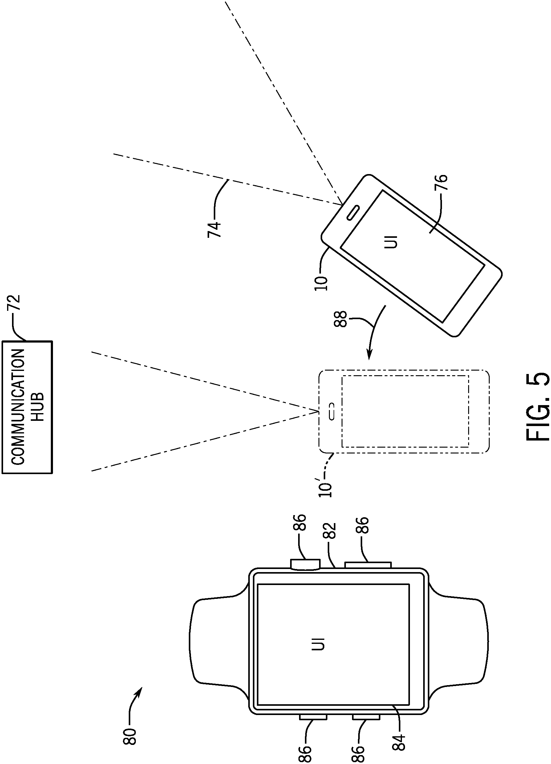 Patent US11785577 Figure 4 – Automatic device orientation
