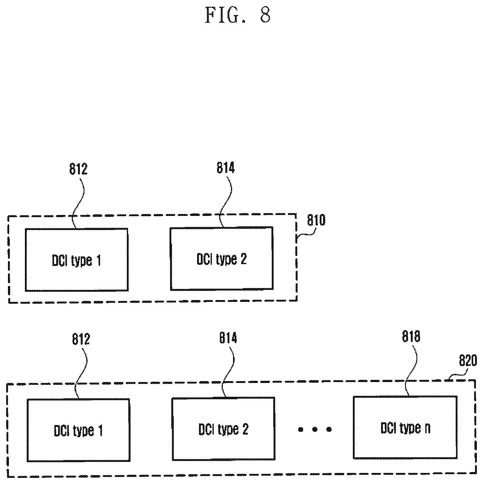 Patent US11785607 Figure 8 – Method and apparatus for transmitting control information in wireless cellular communication system