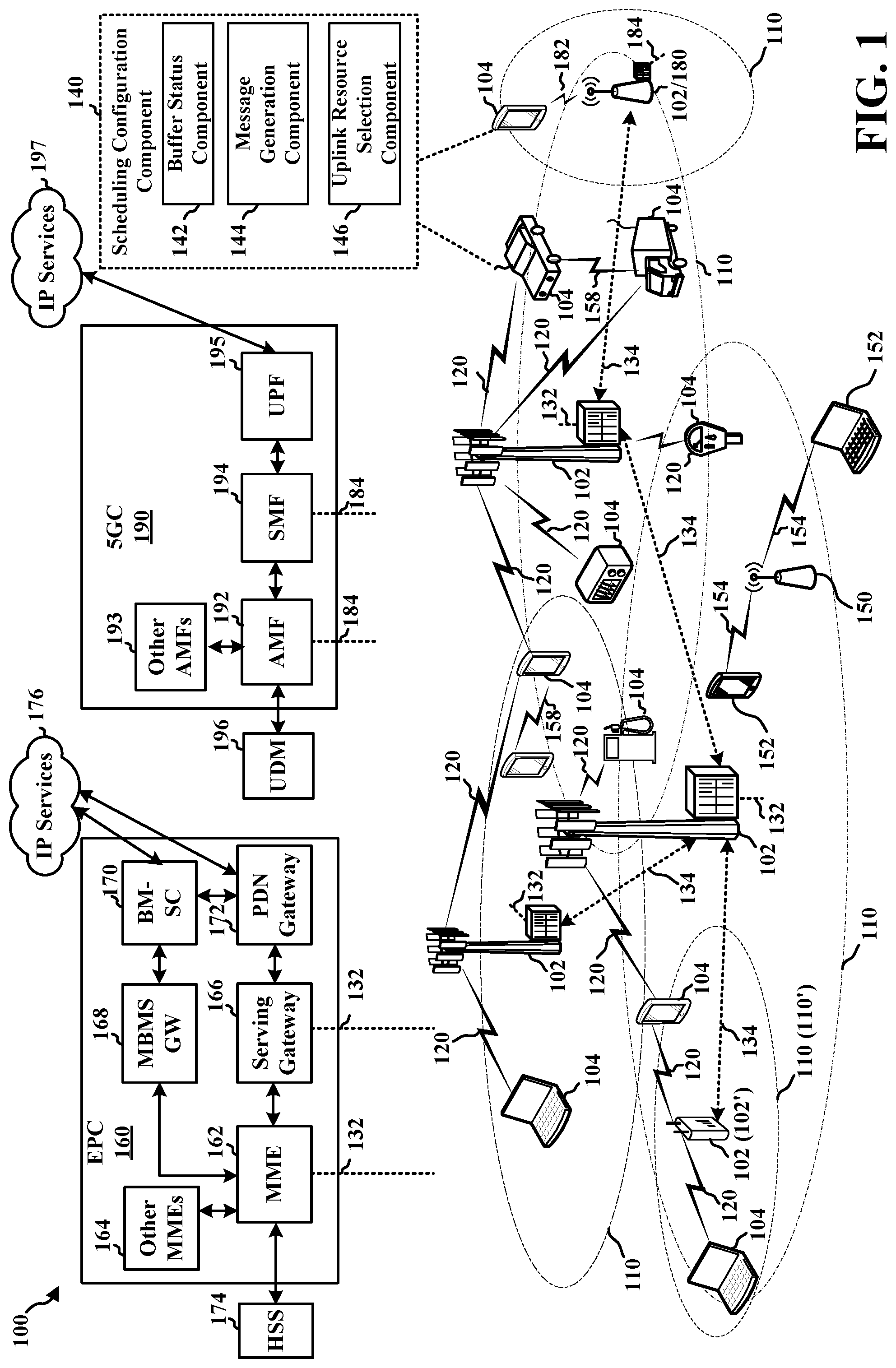 Patent US11785609 Figure 1 – Techniques for indicating lack of data for transmission