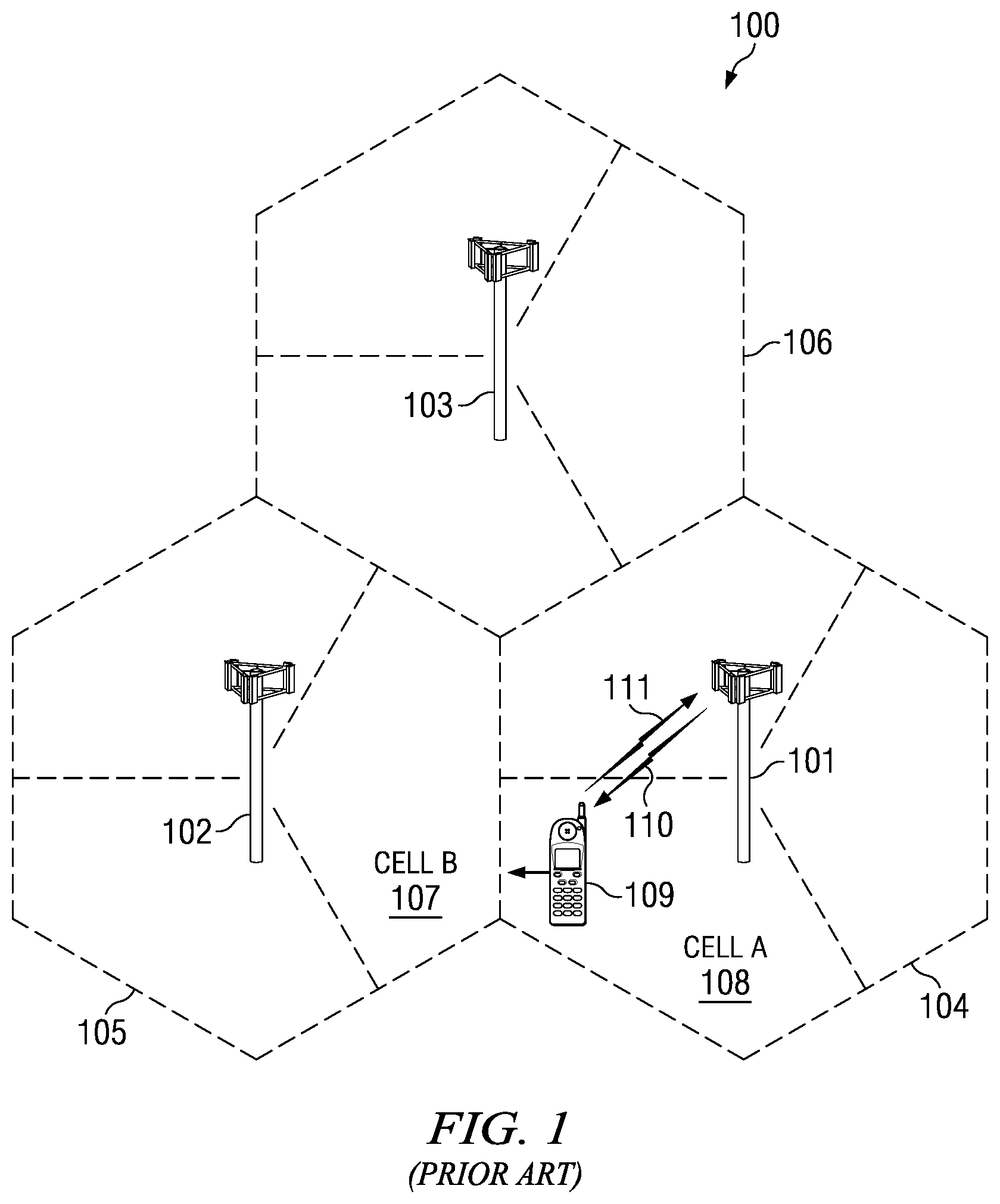 Patent US11785614 — Physical downlink control channel and physical hybrid automatic repeat request indicator channel enhancements — Figure 1