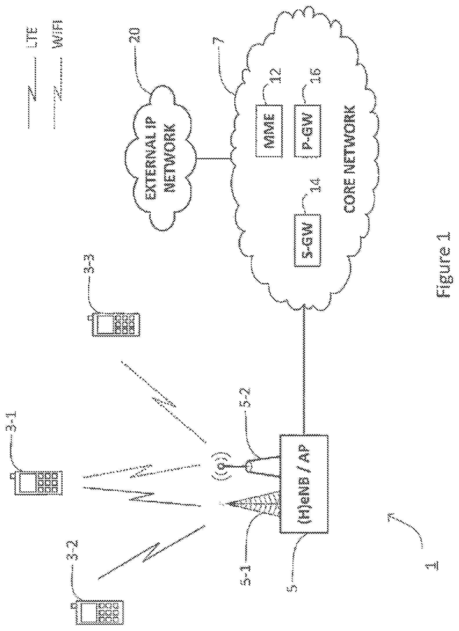 Patent US11785623 — Communication system for alleviating interference arising due to coexistence — Figure 1