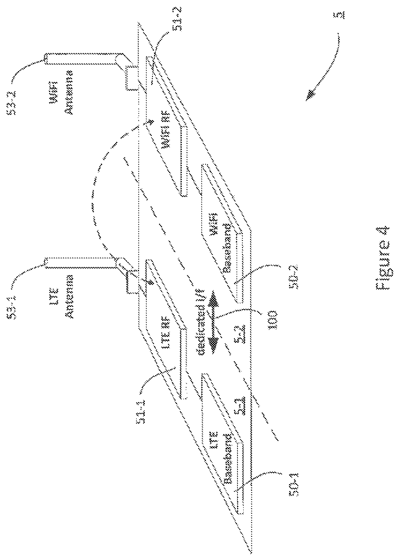Patent US11785623 Figure 4 – Communication system for alleviating interference arising due to coexistence